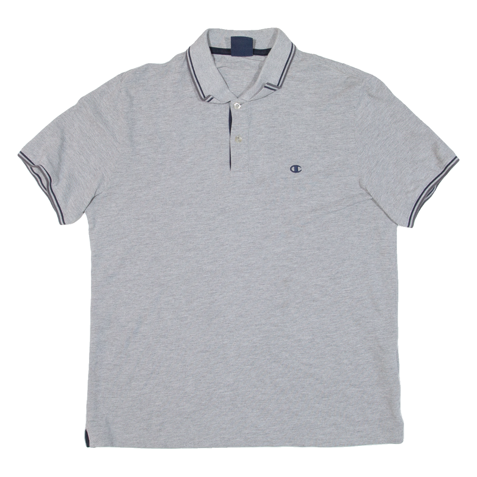 CHAMPION Mens Polo Shirt Grey L Refurbished - N/A refurbished available on Cerqular