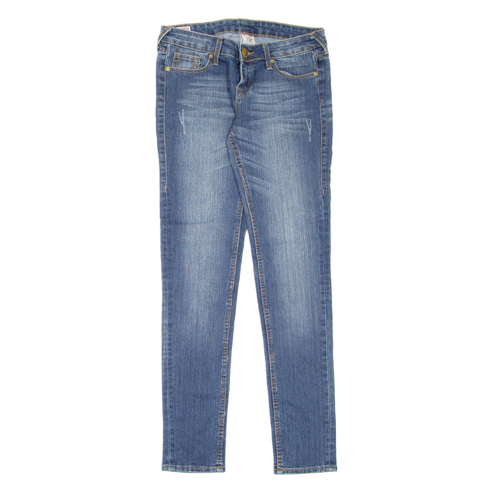 TRUE RELIGION Womens Jeans Blue Slim Skinny Stone Wash W27 L30 Refurbished - N/A refurbished available on Cerqular