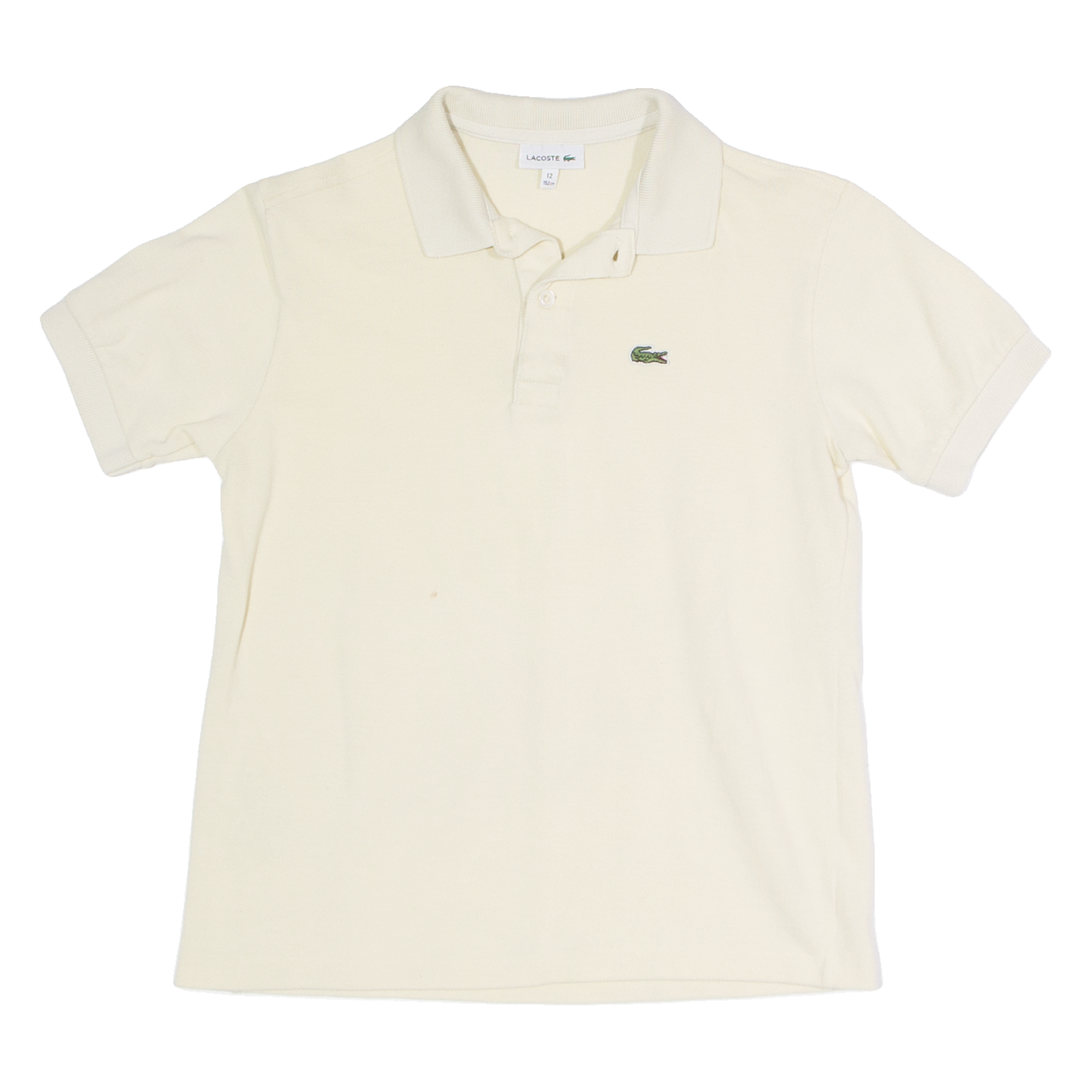 LACOSTE Womens Polo Shirt Yellow UK 12 Refurbished - N/A refurbished available on Cerqular