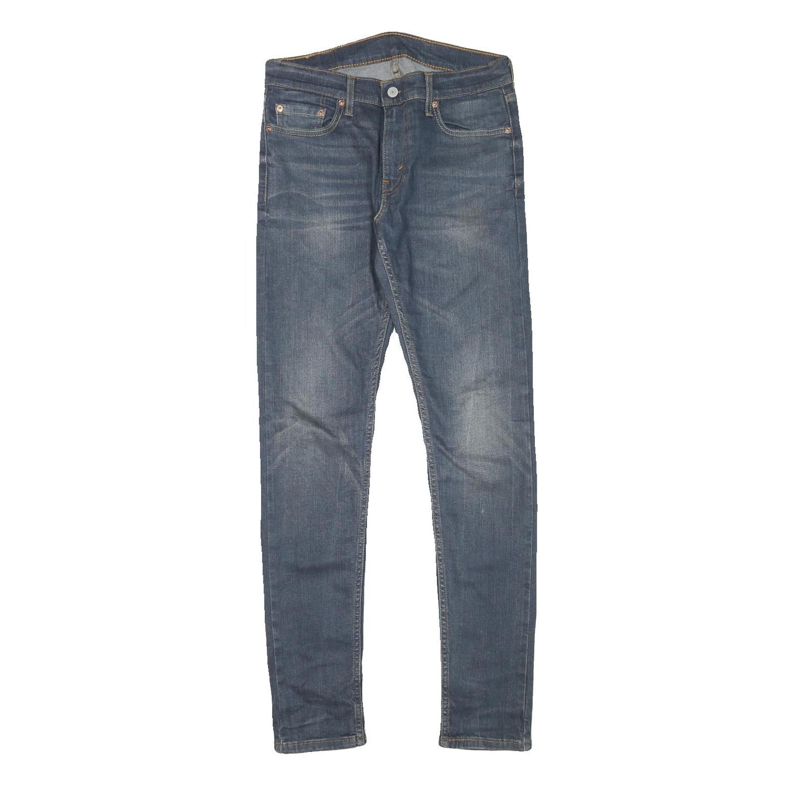 LEVI'S Mens Slim Blue Denim Jeans W30 L32 Zip Pocket Classic Style Refurbished - N/A refurbished available on Cerqular