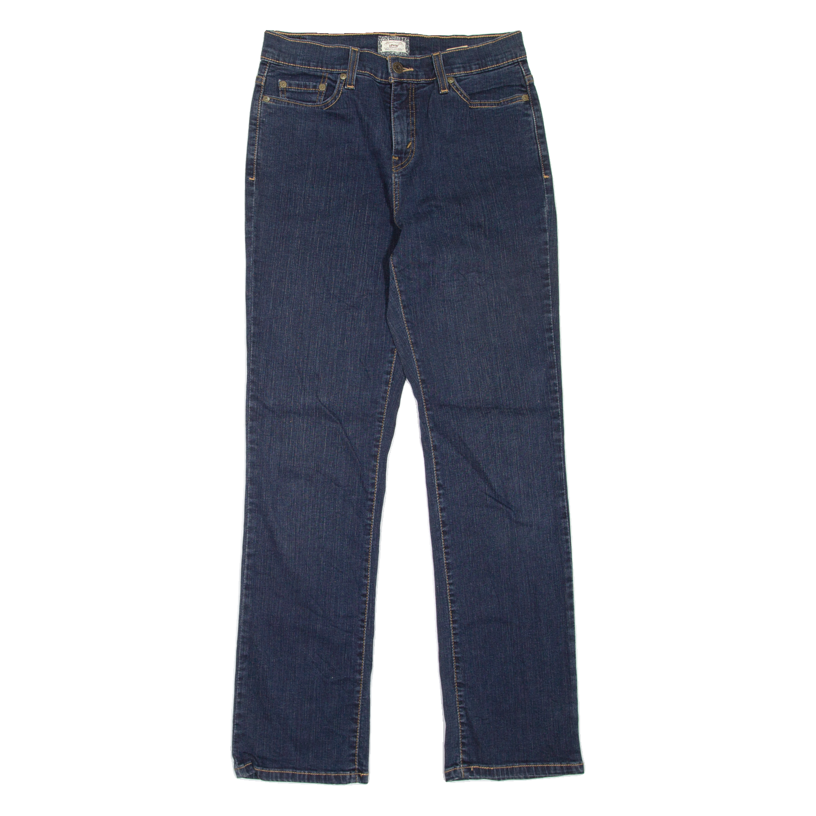 LEVI'S 512 Perfectly Slimming Womens Jeans Blue Regular Straight W29 L31 Refurbished - N/A refurbished available on Cerqular