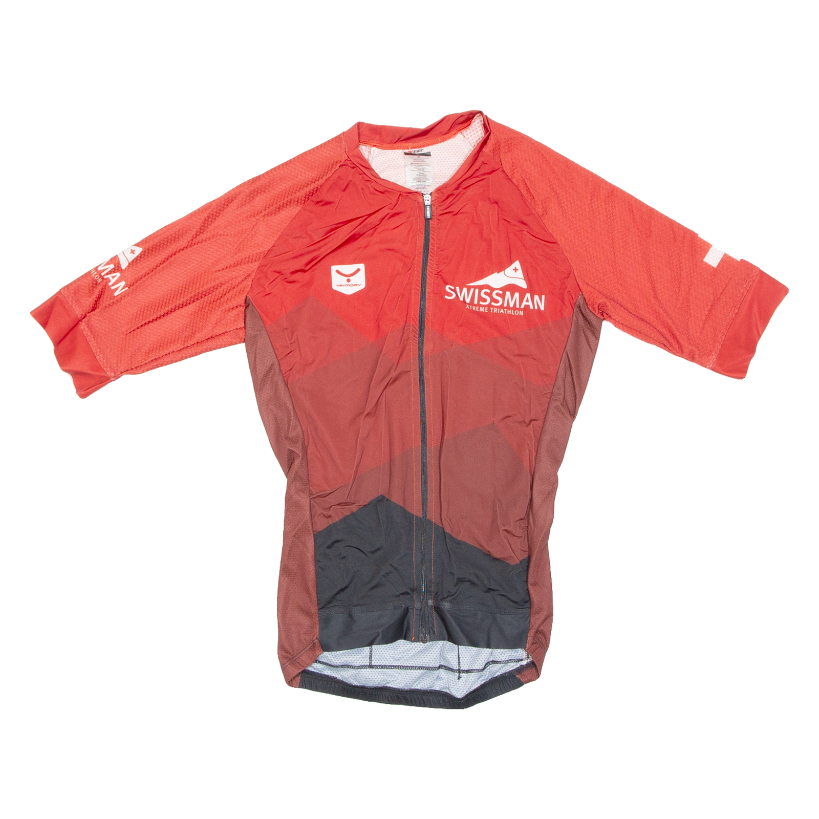 Cycling Mens Jersey Red 1/2 Zip S Refurbished - N/A refurbished available on Cerqular