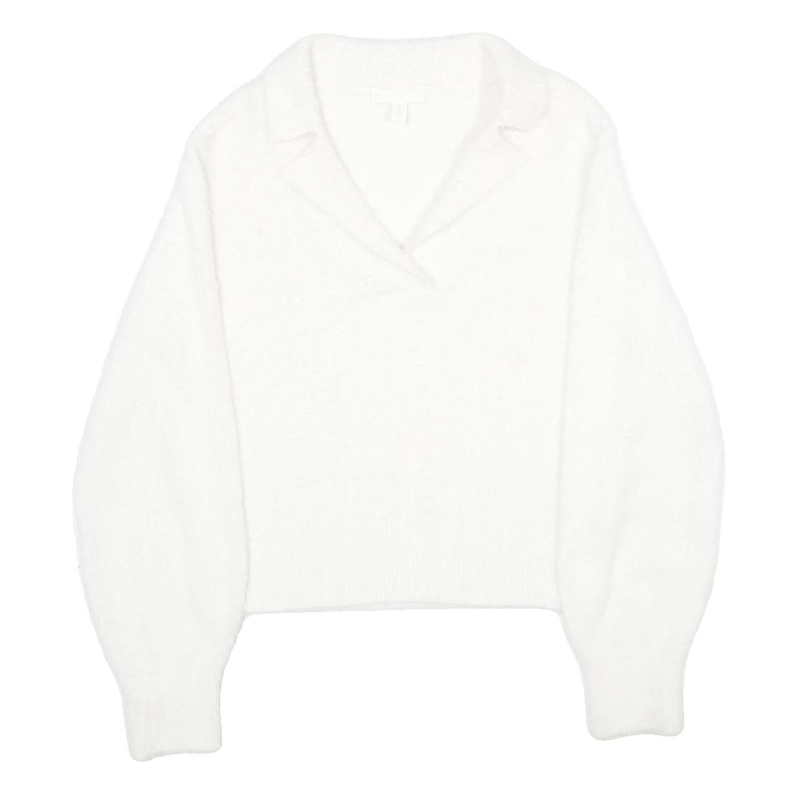 Buy H&M Womens White Plain Jumper Collared Basic Knit S Soft Comfortable Stylish Refurbished - $23.39 H&M Womens White Plain Jumper Collared Basic Knit S Soft Comfortable Stylish Refurbished - N/A refurbished available on Cerqular