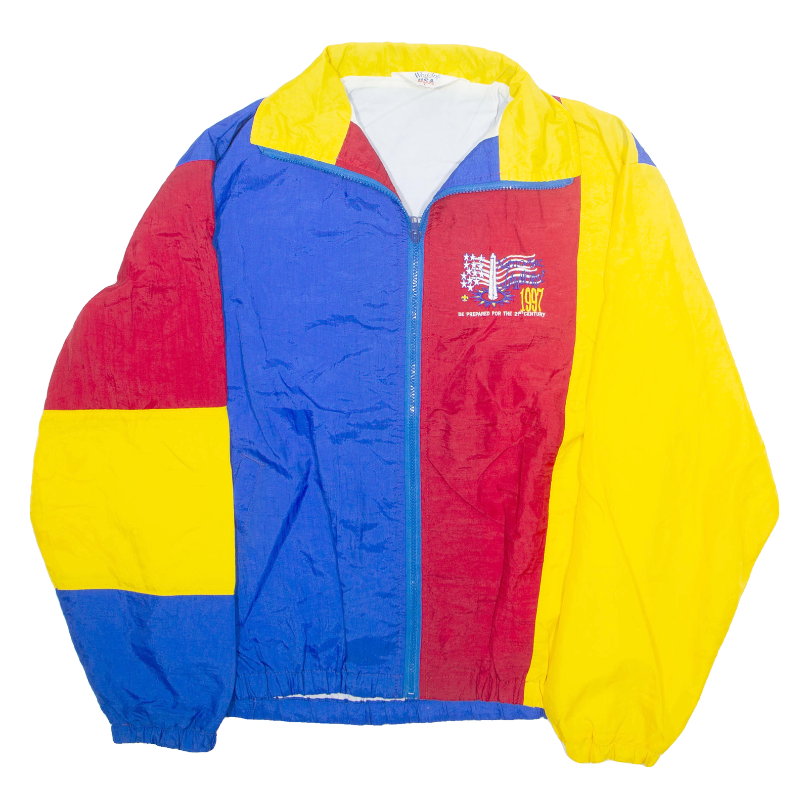 WESTARK Mens Track Jacket Blue Nylon USA L Refurbished - N/A refurbished available on Cerqular