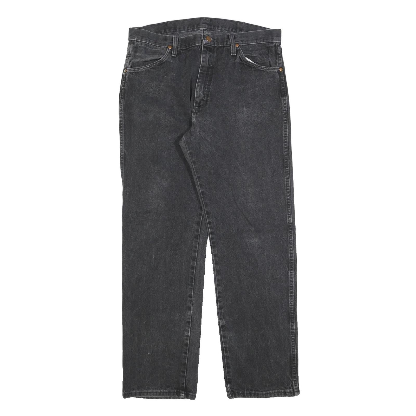 Buy WRANGLER Mens Black Regular Straight Denim Raw Jeans W34 L32 Classic Style Refurbished - $33.79 WRANGLER Mens Black Regular Straight Denim Raw Jeans W34 L32 Classic Style Refurbished - N/A refurbished available on Cerqular