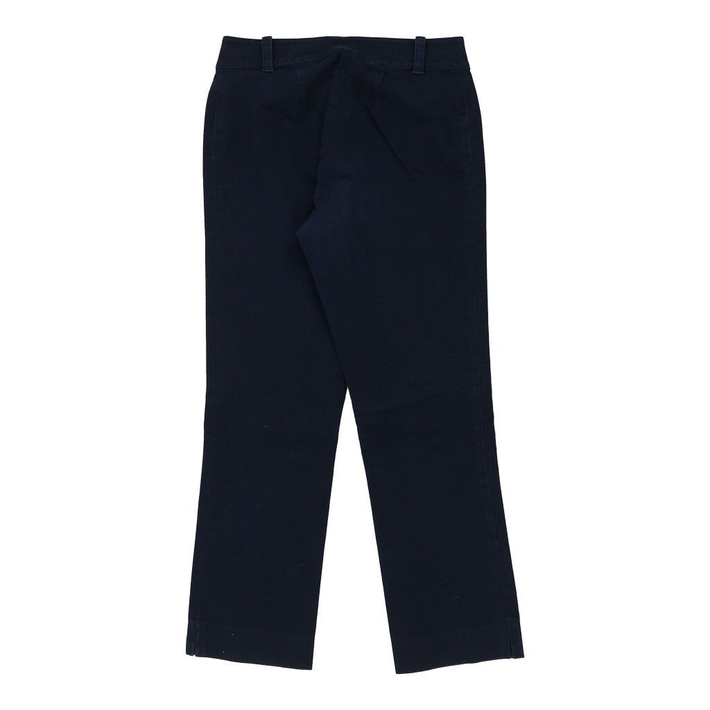 Ralph Lauren Trousers - 28W UK 8 Navy Cotton Refurbished - Thrifted (note: this is a term often used to describe second- refurbished available on Cerqular
