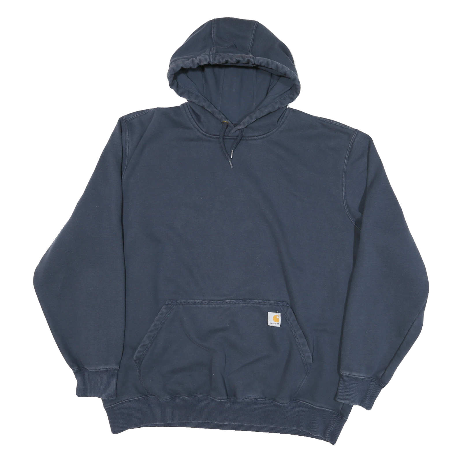 CARHARTT Mens Navy Blue Hoodie 2XL Workwear Cotton Blend Pullover Refurbished - N/A refurbished available on Cerqular