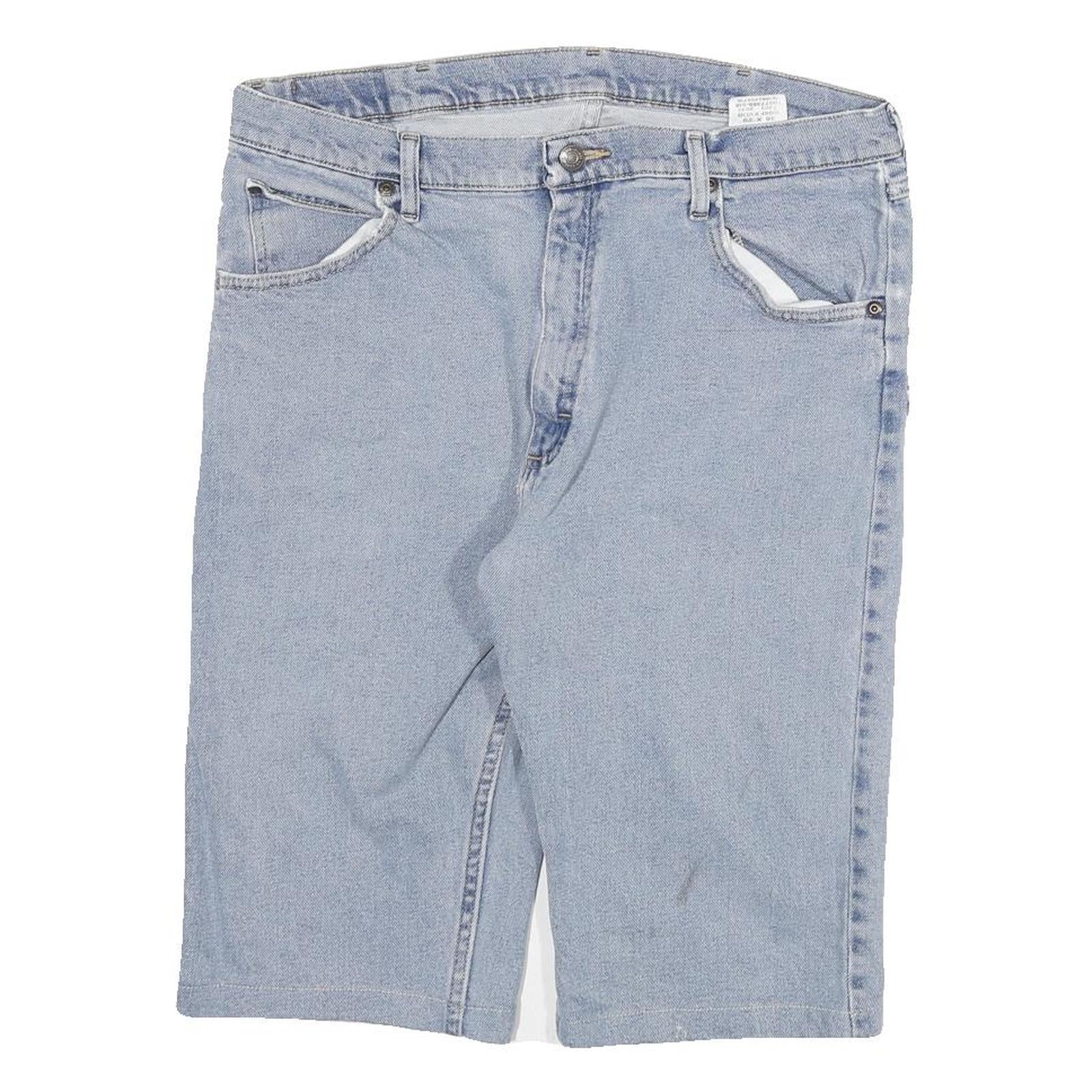 DICKIES Mens Light Blue Denim Casual Shorts L W32 Classic Fit Workwear Refurbished - N/A refurbished available on Cerqular