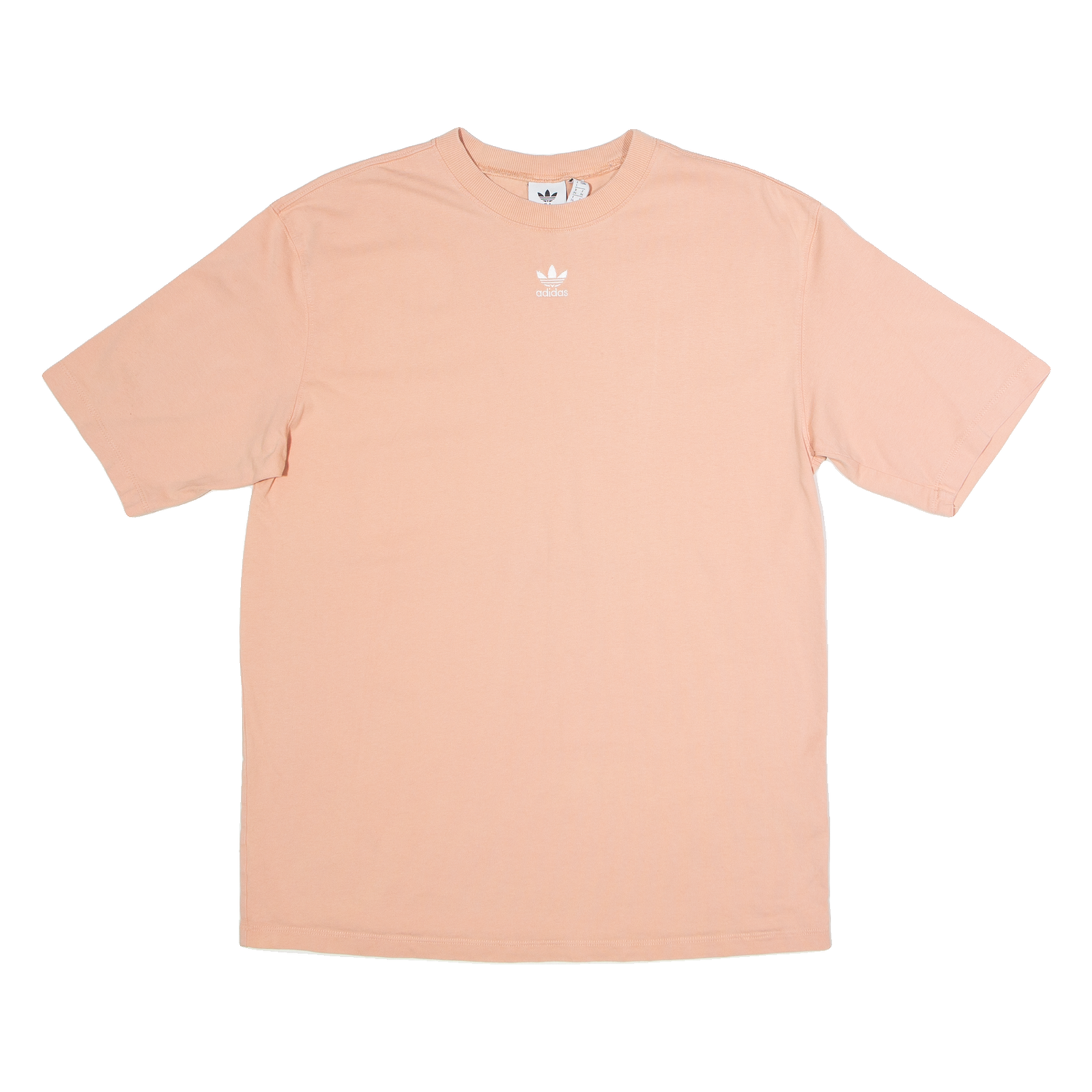 ADIDAS ORIGINALS Womens T-Shirt Pink Crew Neck UK 8 Refurbished - N/A refurbished available on Cerqular