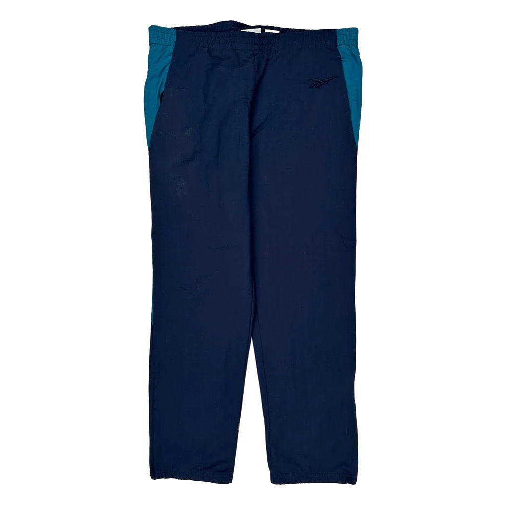 Reebok Tracksuit - Medium Blue Nylon Refurbished - Thrifted (note: this is a term often used to describe second- refurbished available on Cerqular
