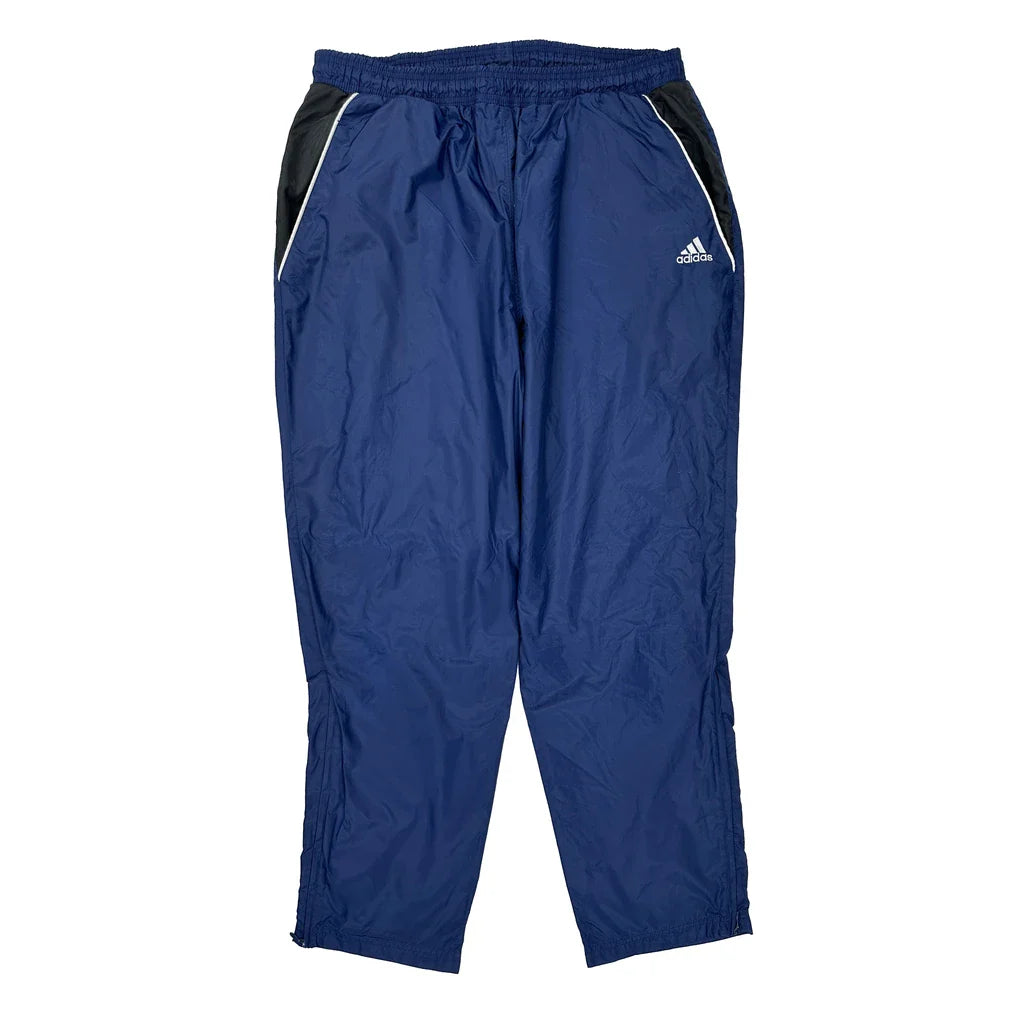 Adidas Tracksuit - XL Black Polyester Refurbished - Thrifted (note: this is a term often used to describe second- refurbished available on Cerqular