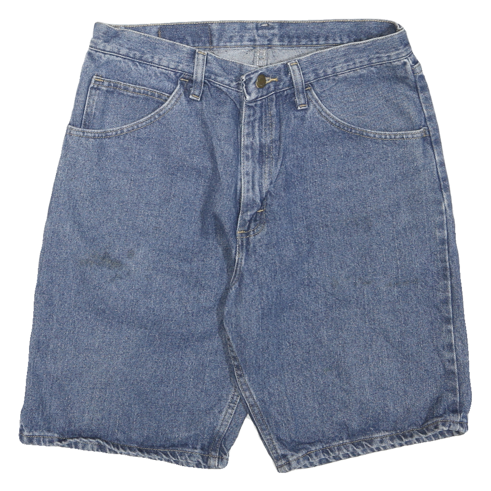 WRANGLER Mens Denim Blue Casual Shorts M W32 Classic Fit Cotton Blend Refurbished - N/A refurbished available on Cerqular