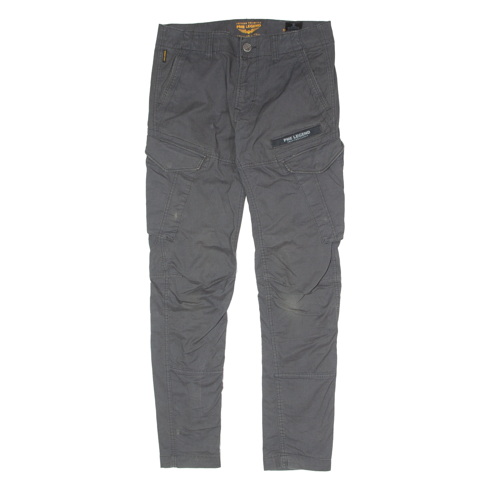 PME LEGEND Cargo Mens Trousers Grey Slim Tapered W30 L32 Refurbished - N/A refurbished available on Cerqular