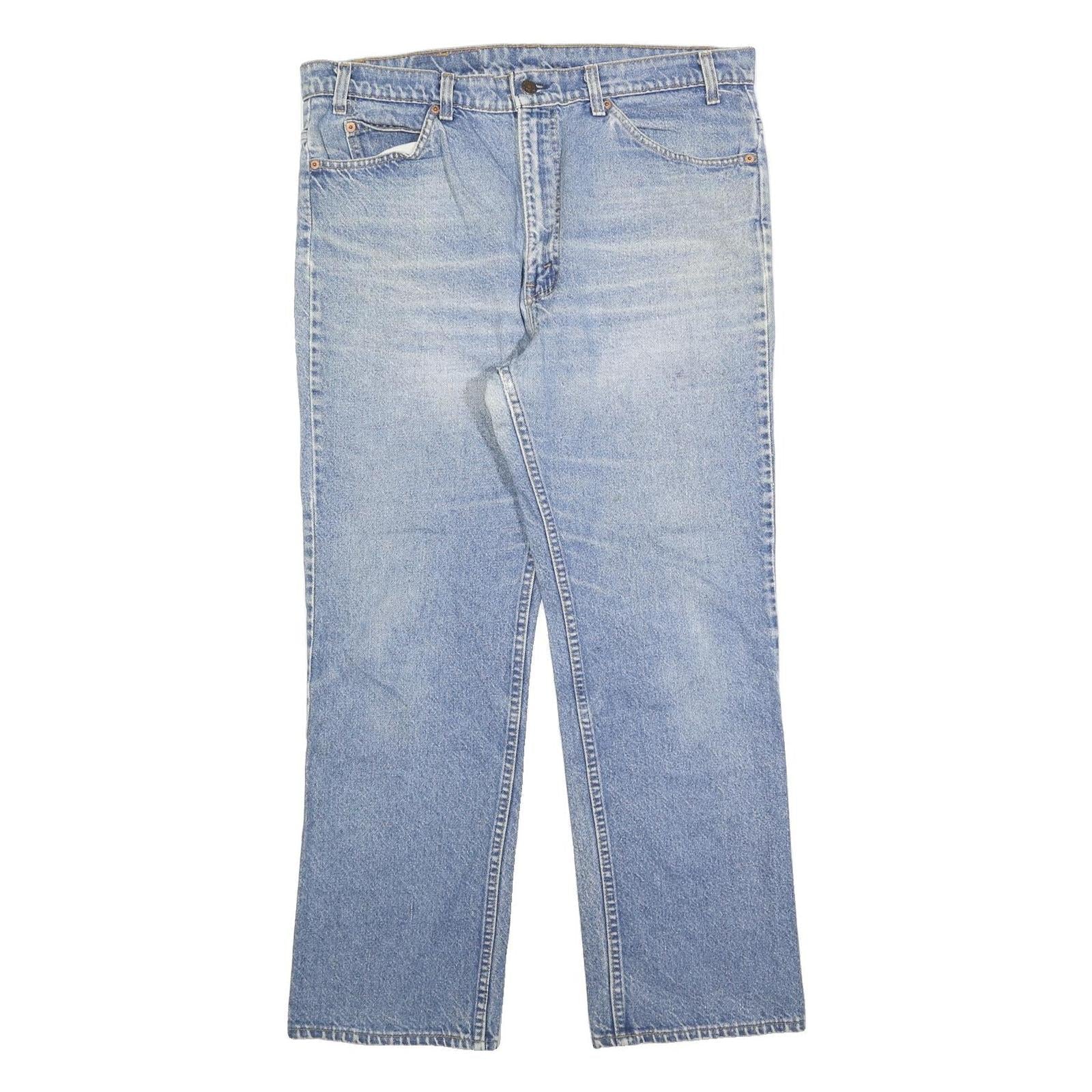 LEVI'S Mens Loose Blue Denim Light W38 L30 Zip Casual Cotton Blend Jeans Refurbished - N/A refurbished available on Cerqular