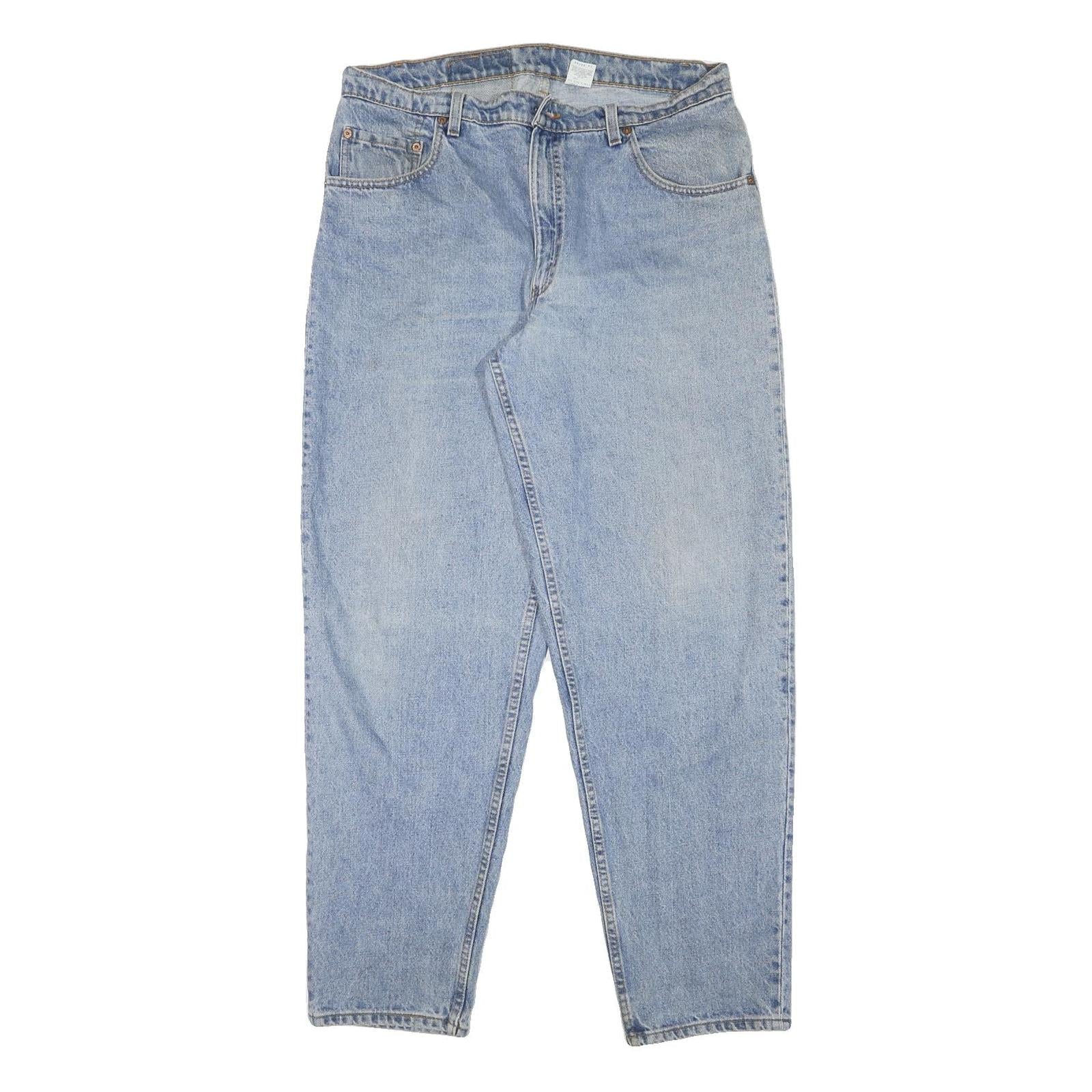 LEVI'S Womens Jeans Blue Relaxed 560 Denim Medium W34 L31 Classic Casual Zip Refurbished - N/A refurbished available on Cerqular