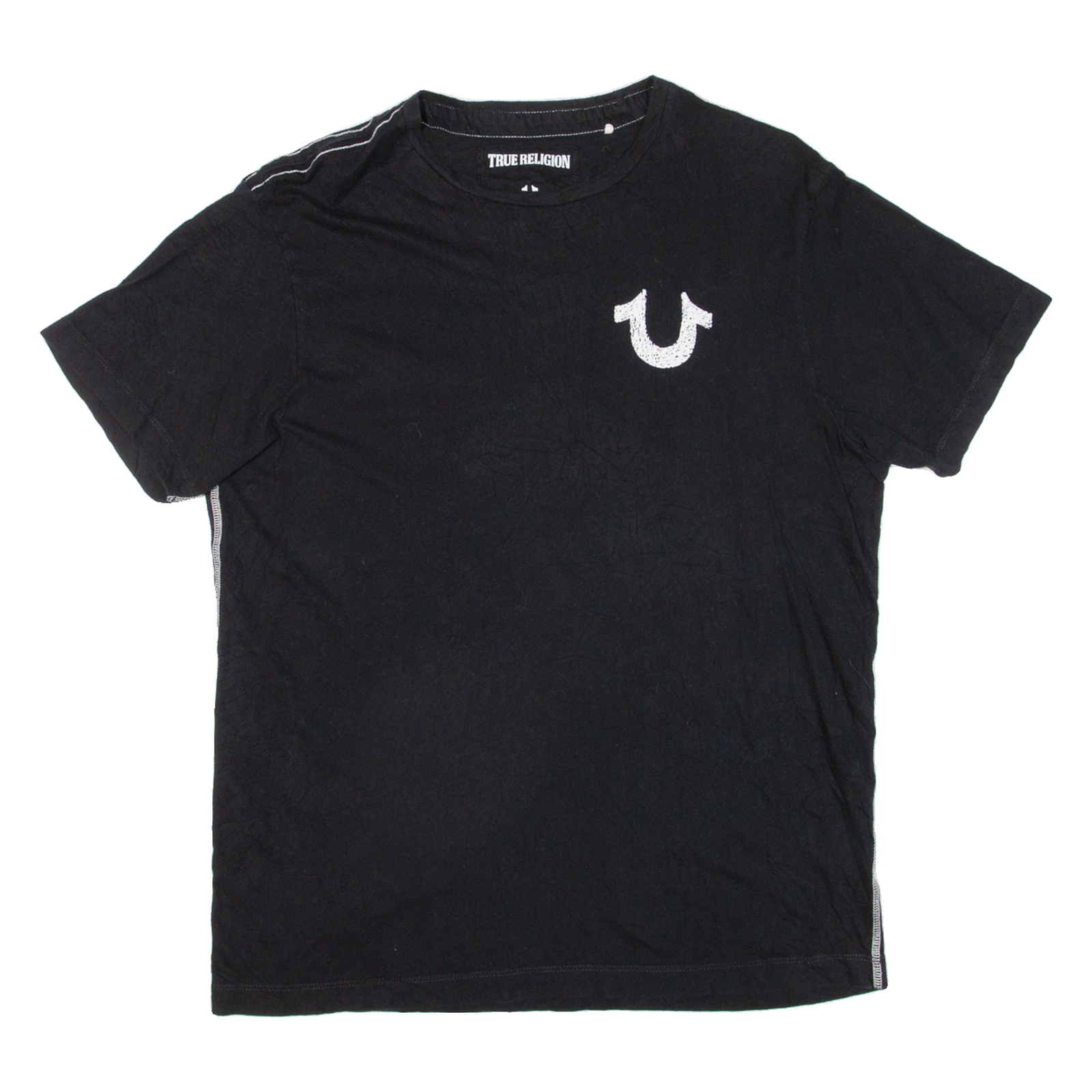 TRUE RELIGION Mens T-Shirt Black M Refurbished - N/A refurbished available on Cerqular
