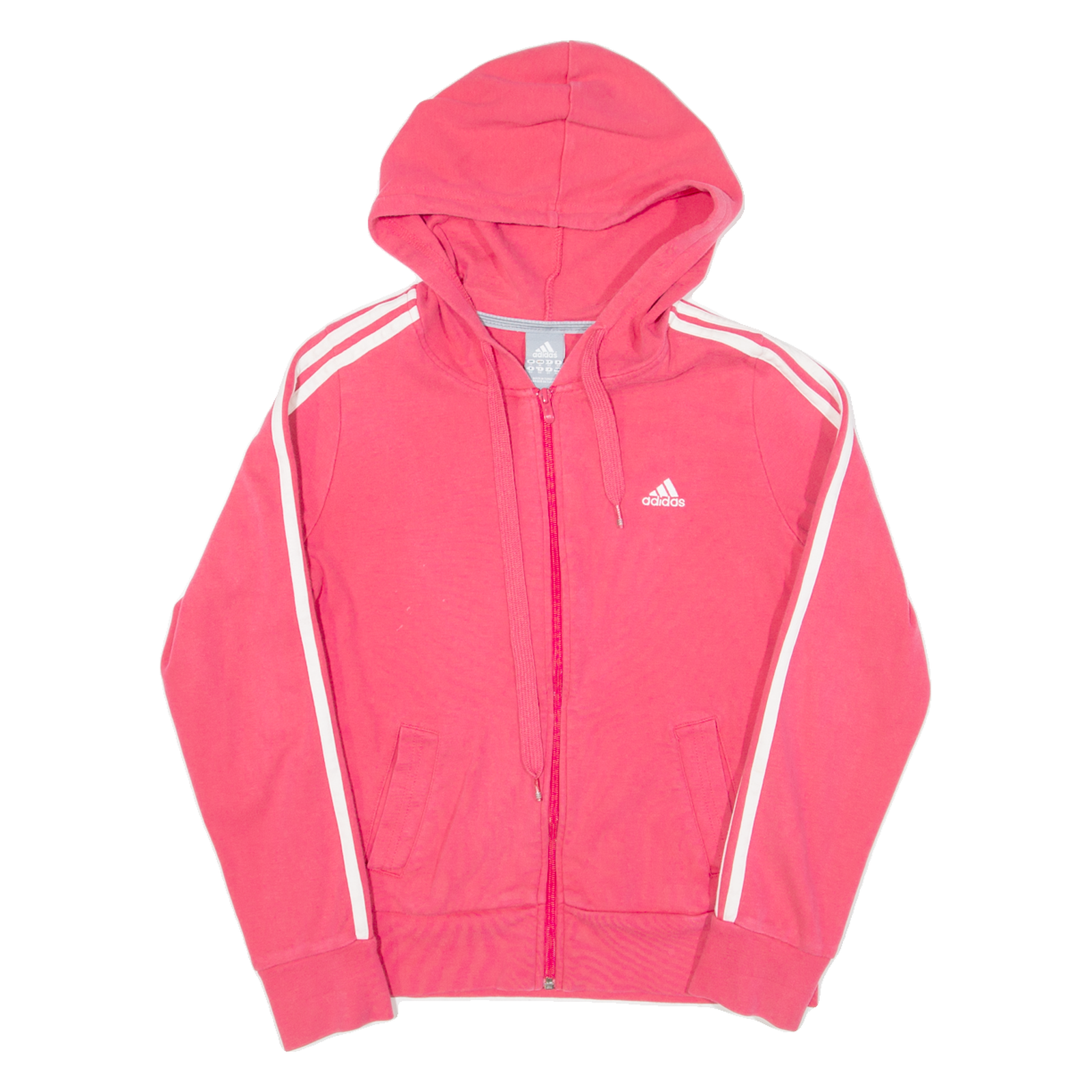 ADIDAS Womens Pink Hoodie Full Zip UK 14 Refurbished - N/A refurbished available on Cerqular