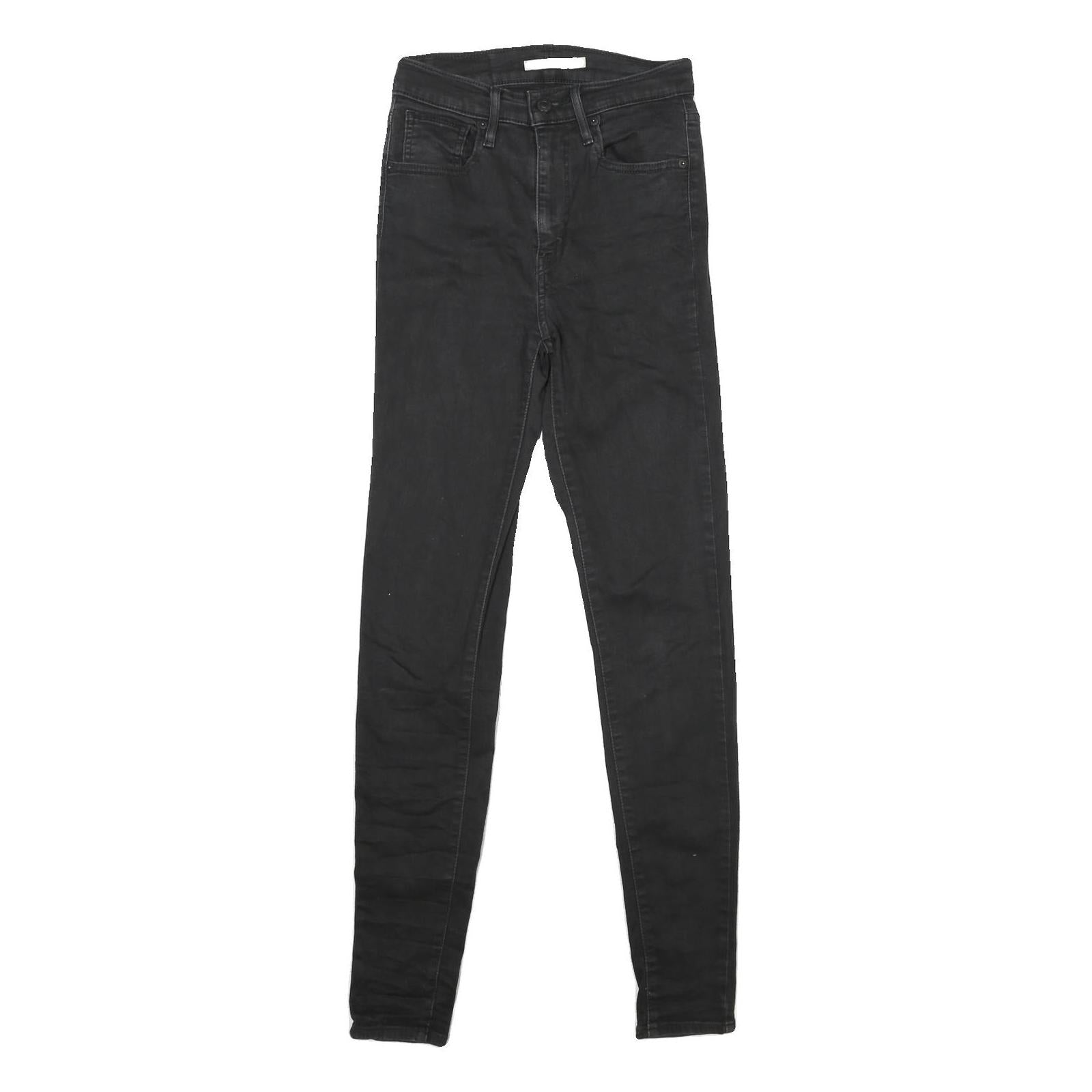 LEVI'S Mile High Super Skinny Womens Jeans Black Slim Skinny Denim W27 L32 Refurbished - N/A refurbished available on Cerqular