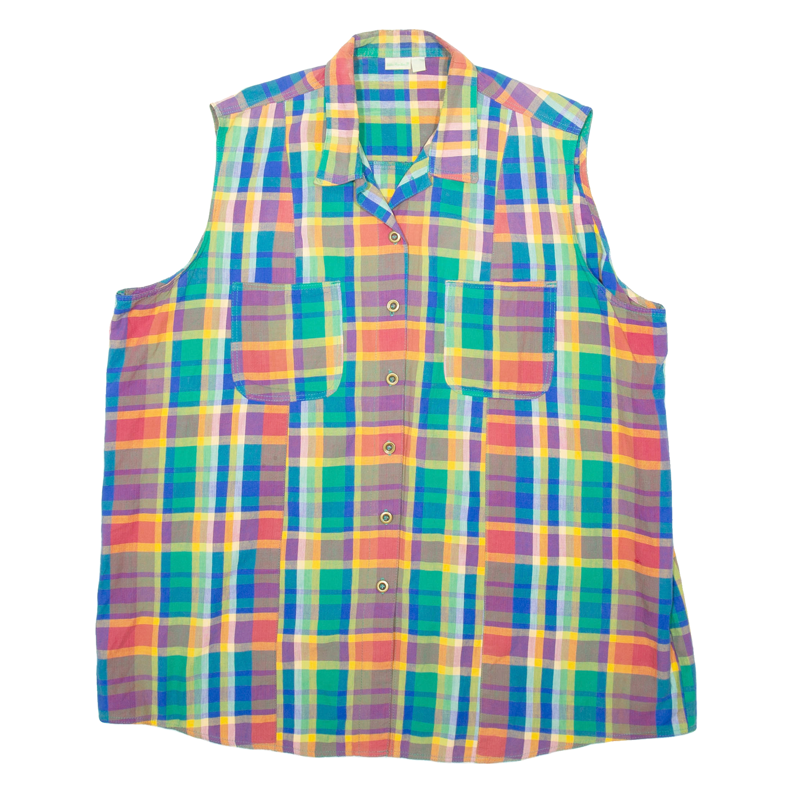 Buy LILLA POPKIN Womens Printed Vest Green V-Neck Sleeveless 90s Check L Refurbished - $16.89 LILLA POPKIN Womens Printed Vest Green V-Neck Sleeveless 90s Check L Refurbished - N/A refurbished available on Cerqular