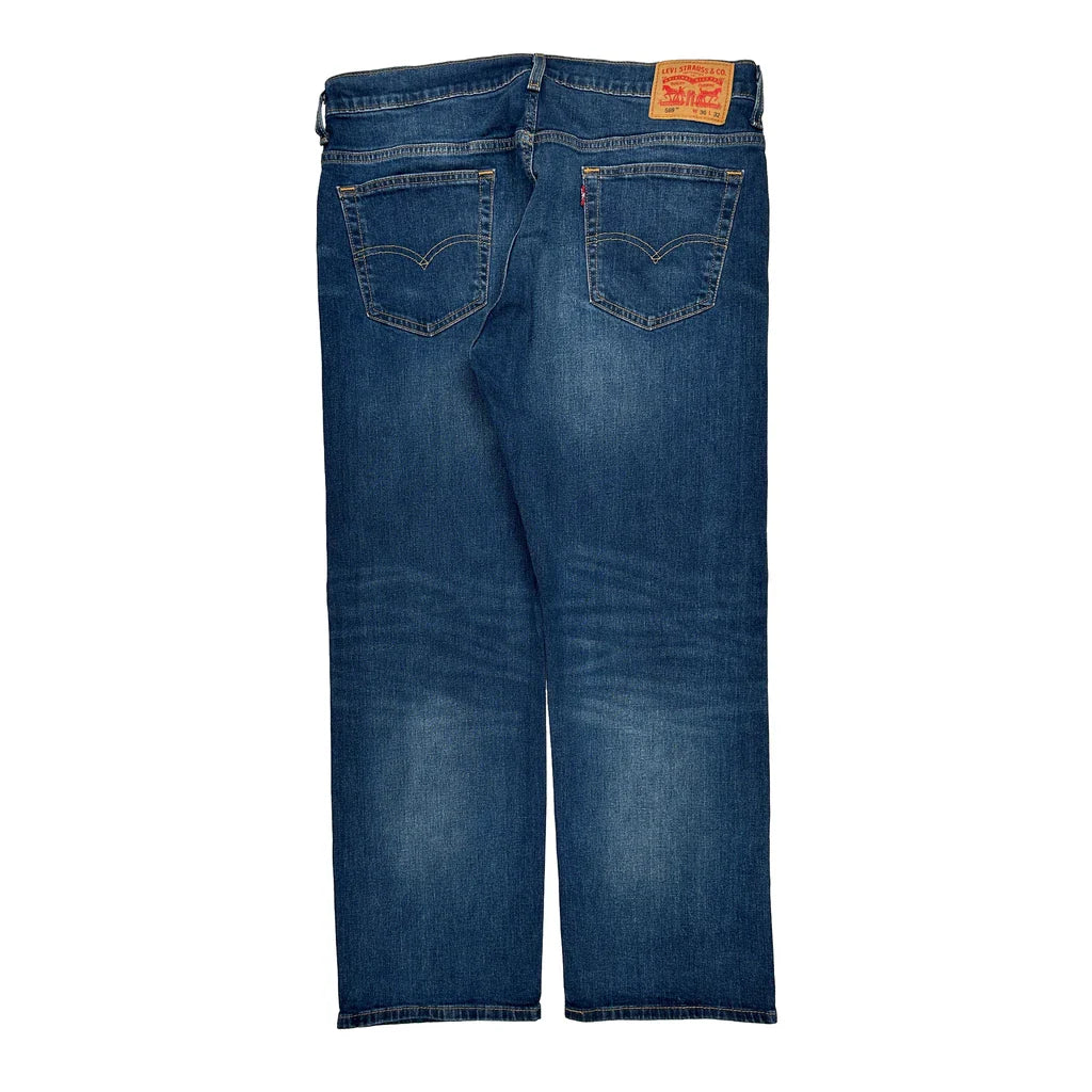 Levis Jeans - 37W 30L Blue Cotton Refurbished - Thrifted (note: this is a term often used to describe second- refurbished available on Cerqular