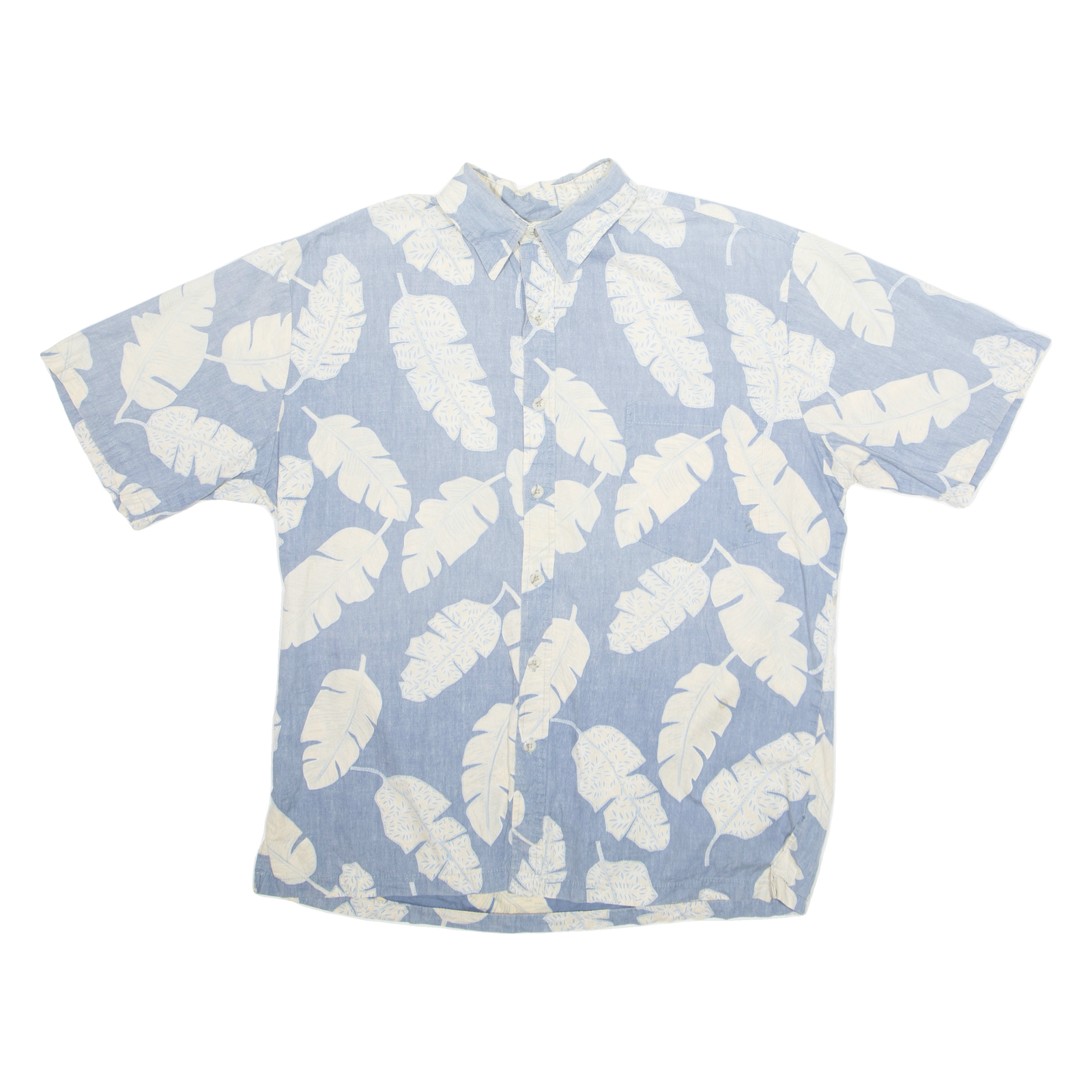 COOKE STREET Womens Shirt Blue Crazy Pattern L Refurbished - N/A refurbished available on Cerqular