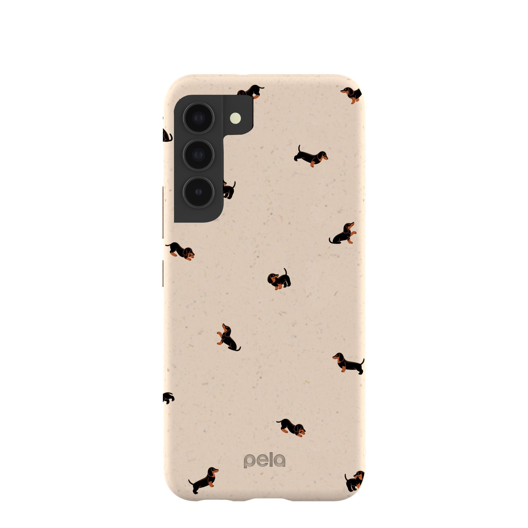 Seashell Lil Dachshunds Samsung Galaxy S22 Case Refurbished - Pela Case refurbished available on Cerqular