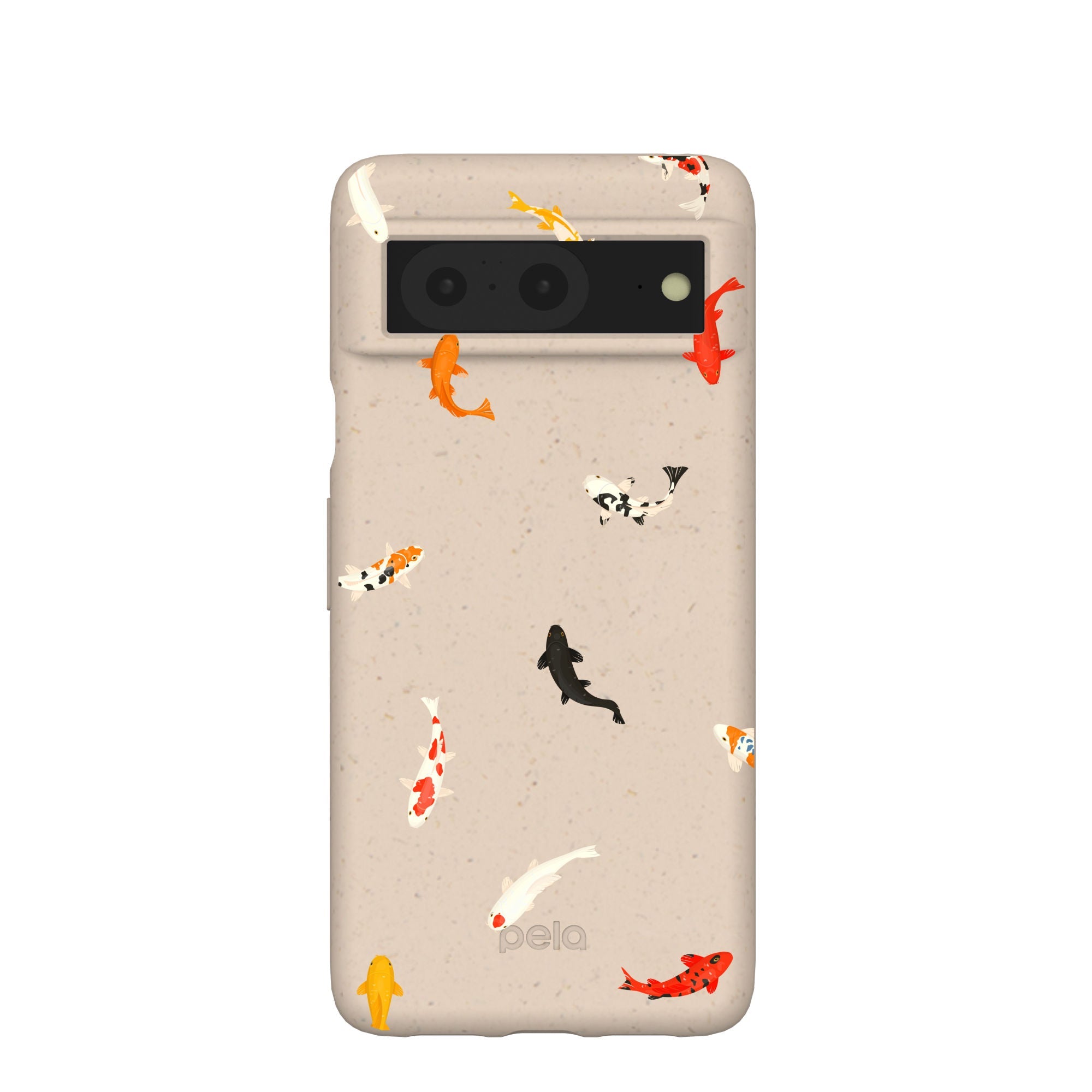 Seashell Lil Koi Google Pixel 8 Case Refurbished - Pela Case refurbished available on Cerqular