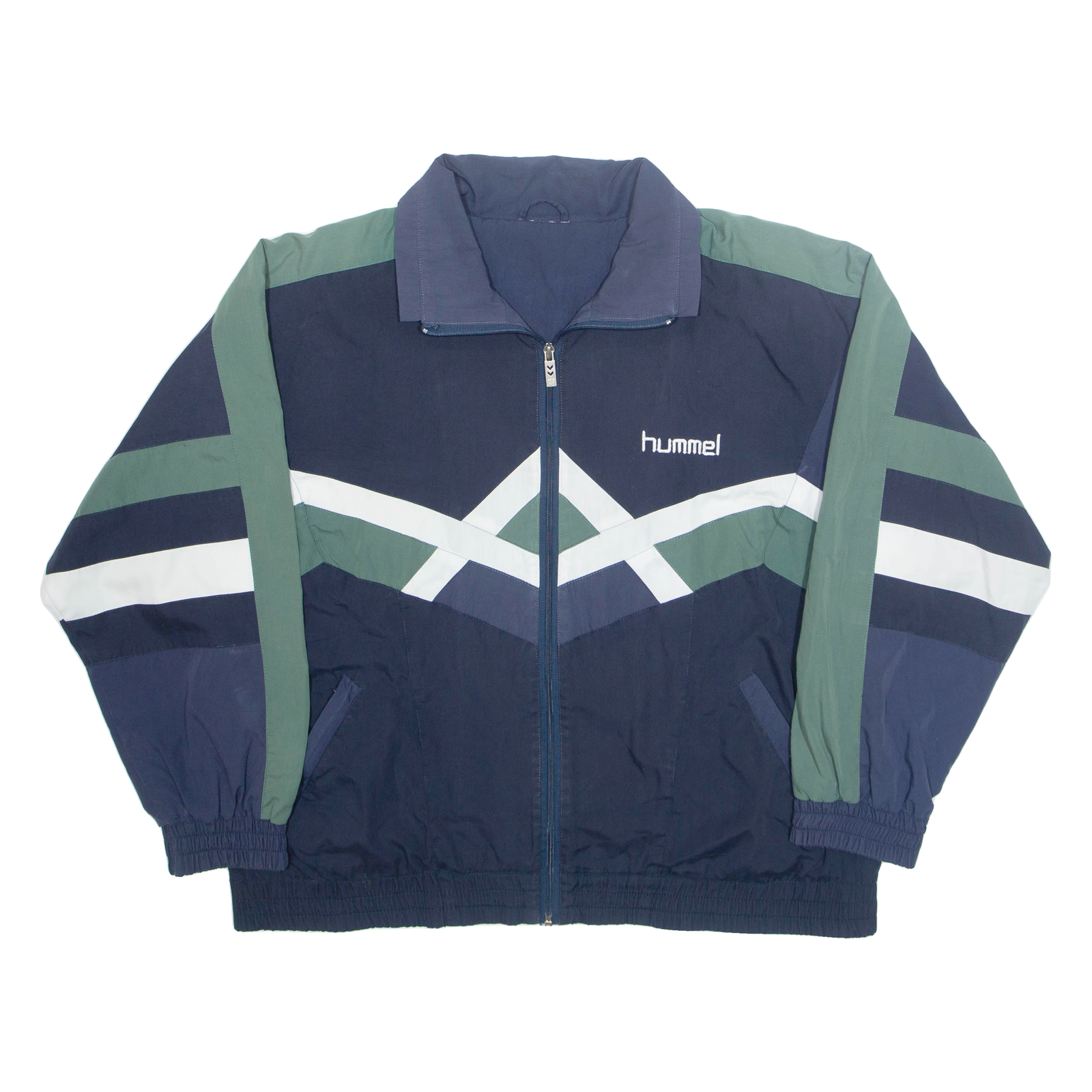 HUMMEL Mens Shell Jacket Blue Argyle XL Refurbished - N/A refurbished available on Cerqular