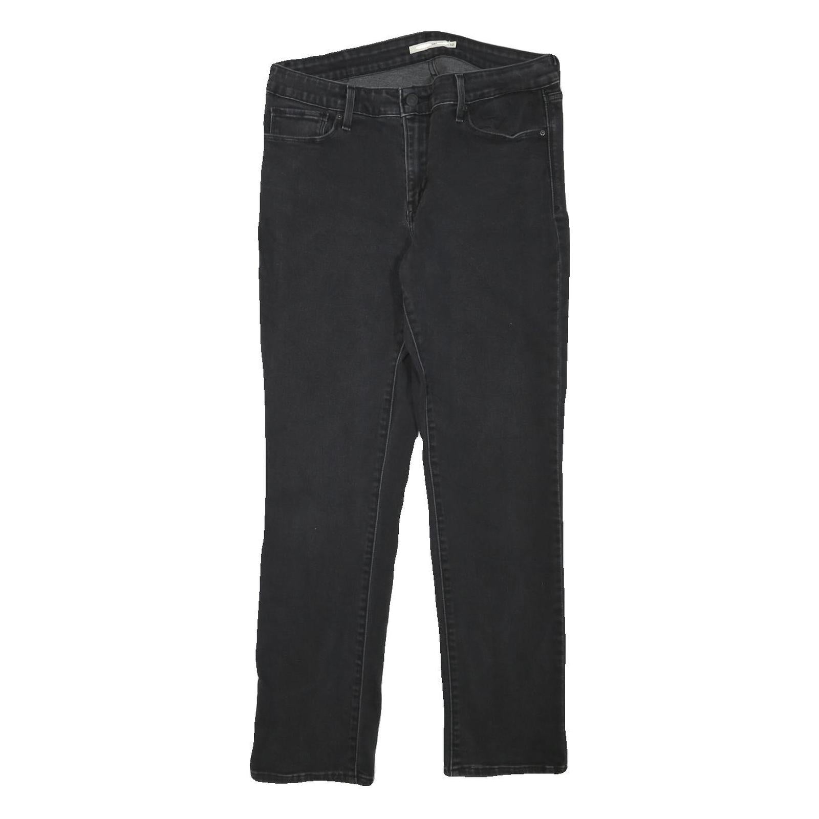 LEVI'S Womens Jeans Black Slim Skinny Denim Medium W31 L28 Stylish Classic Refurbished - N/A refurbished available on Cerqular