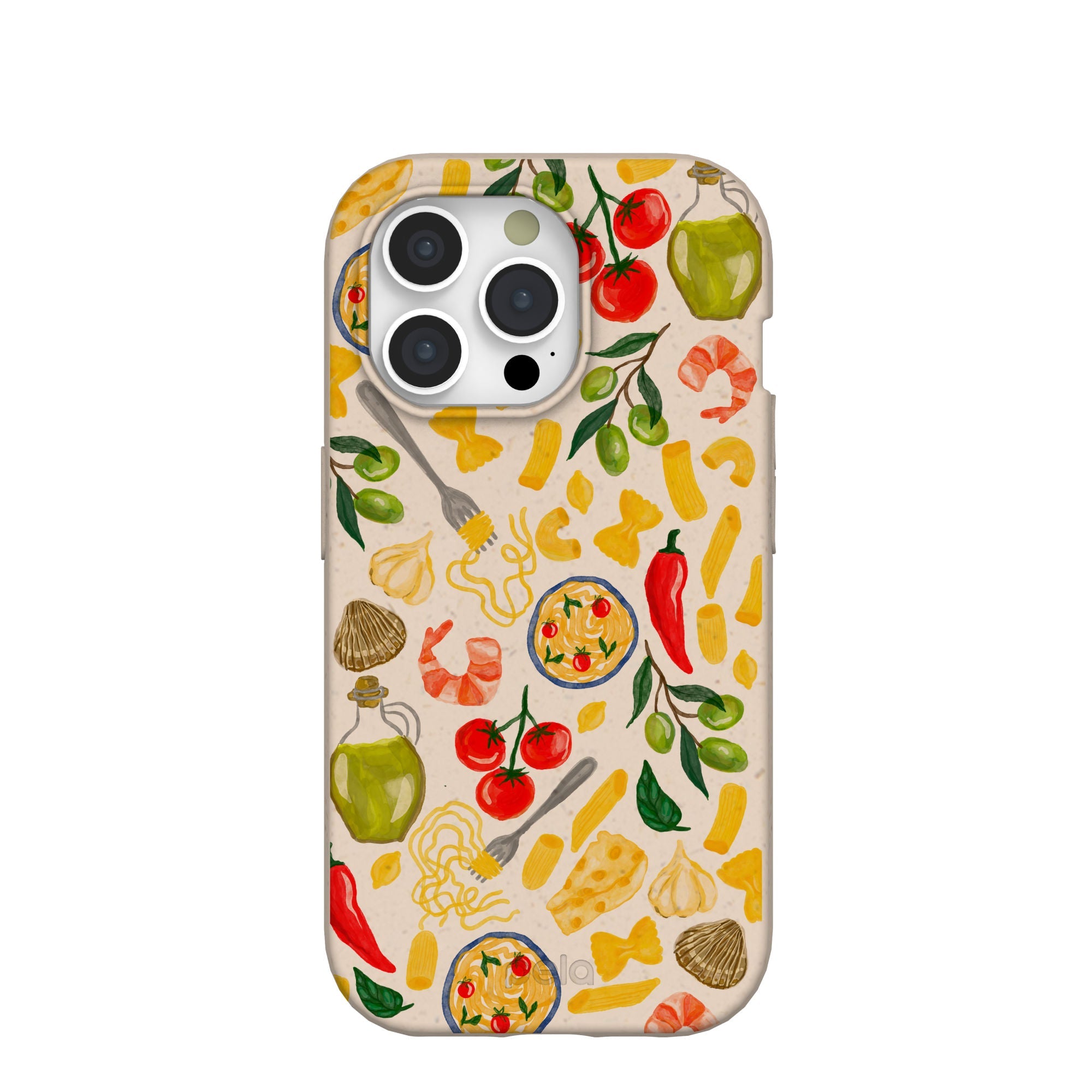 Seashell Pasta Alchemy iPhone 15 Pro Case Refurbished - Pela Case refurbished available on Cerqular