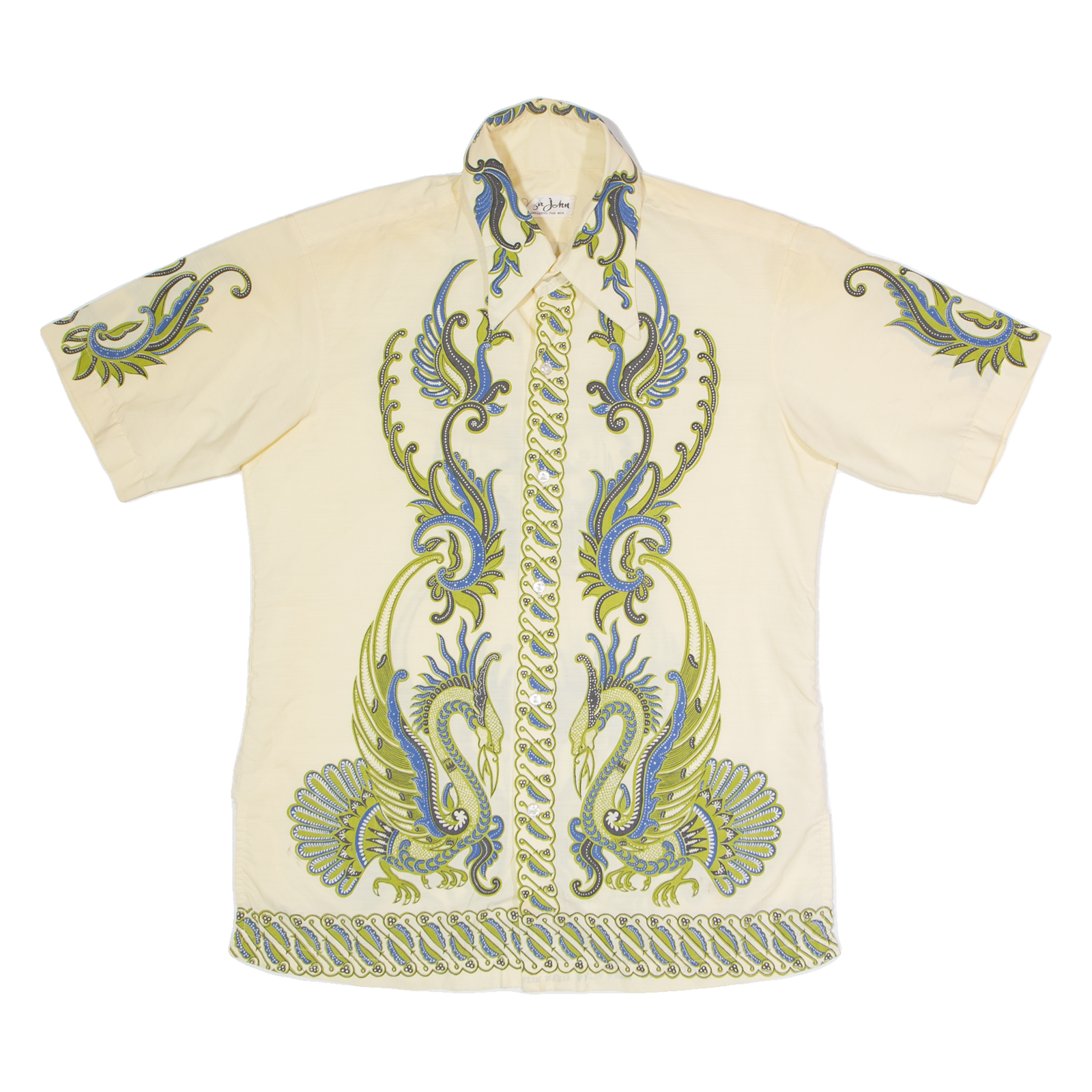 Buy SIR JOHN Mens Shirt Beige Crazy Pattern M Refurbished - $18.19 SIR JOHN Mens Shirt Beige Crazy Pattern M Refurbished - N/A refurbished available on Cerqular