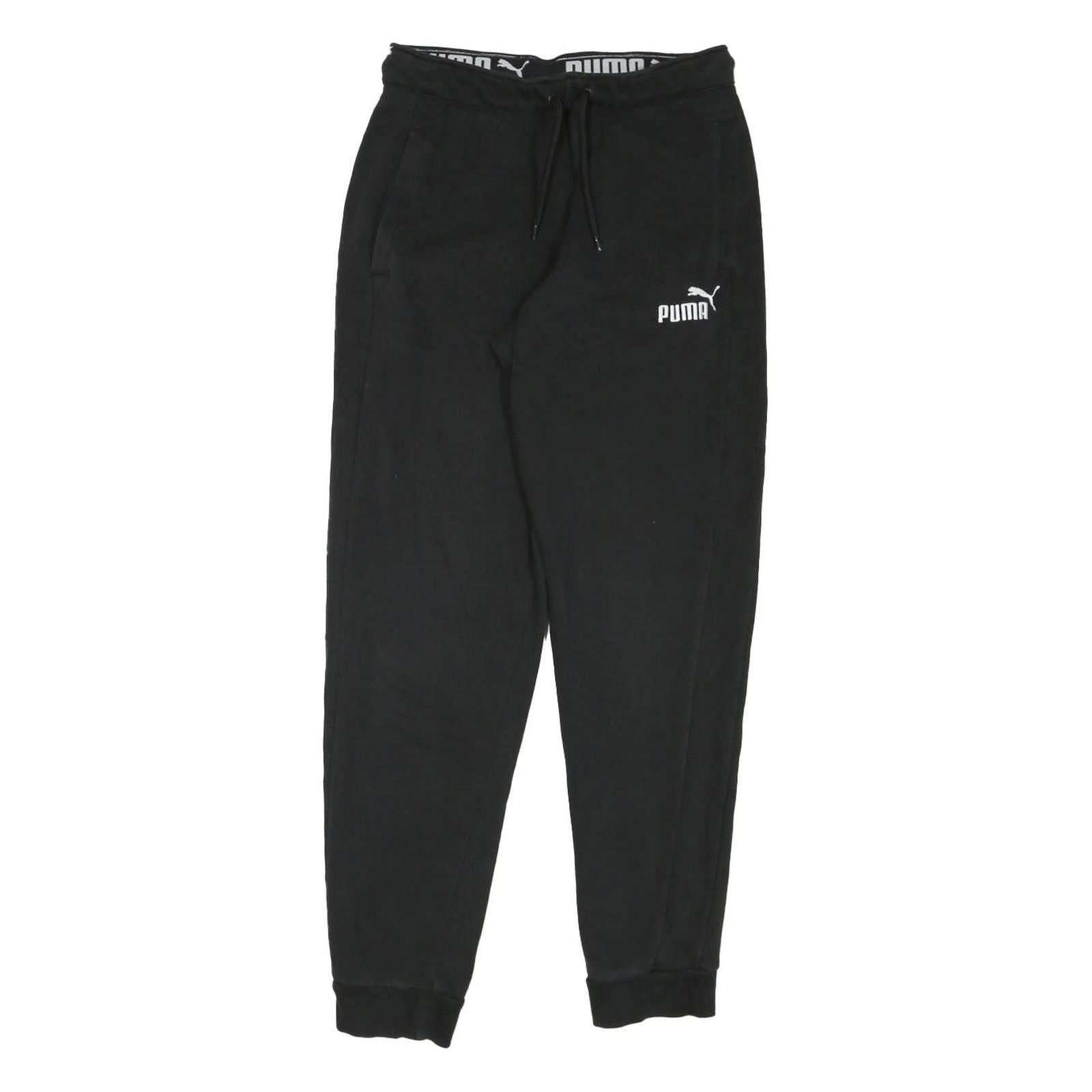 Buy PUMA Mens Joggers Black S W28 L29 Slim Tapered Cotton Blend Logo Refurbished - $25.99 PUMA Mens Joggers Black S W28 L29 Slim Tapered Cotton Blend Logo Refurbished - N/A refurbished available on Cerqular