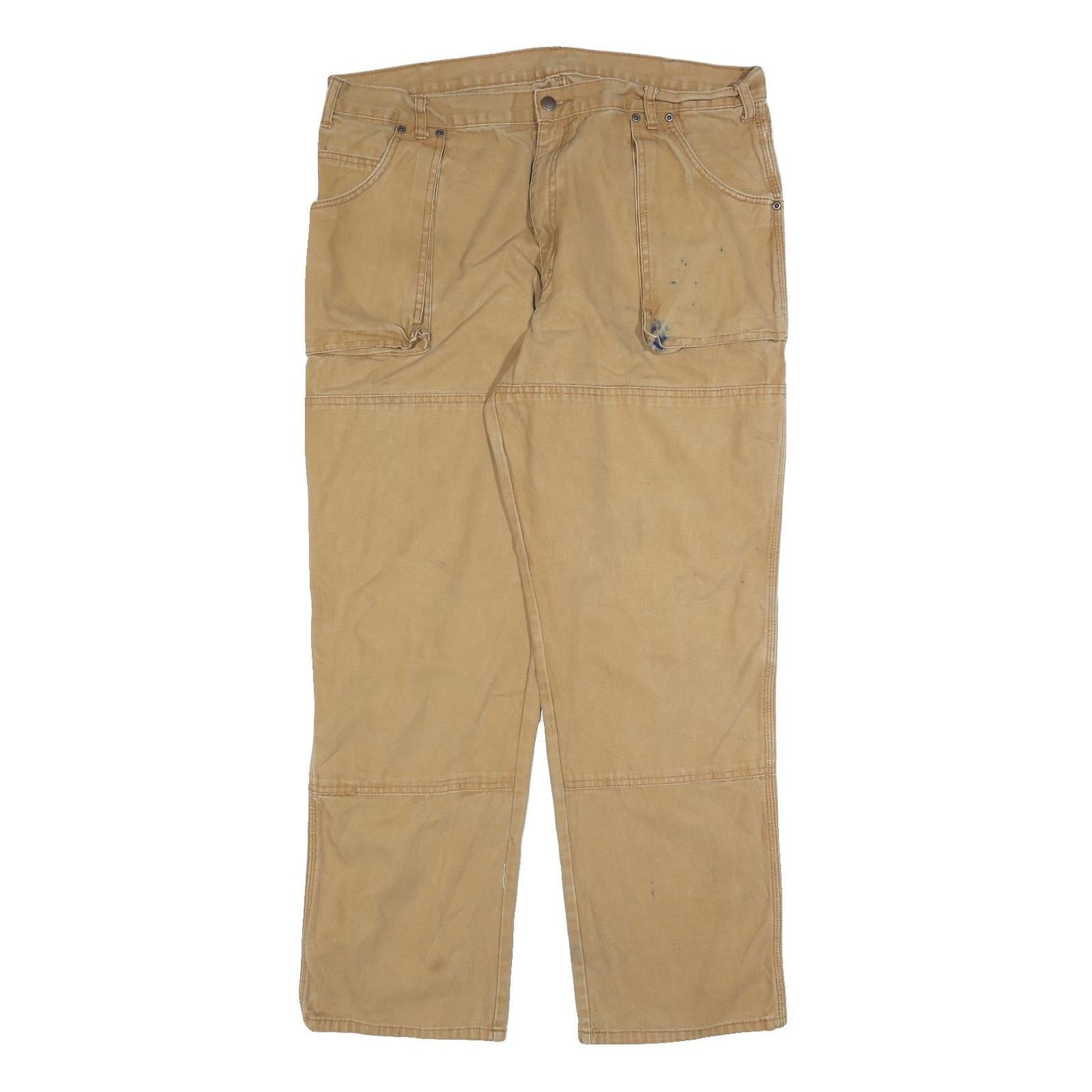 DICKIES Mens Jeans Beige Relaxed Straight Denim W40 L32 Workwear Utility Zip Fly Refurbished - N/A refurbished available on Cerqular