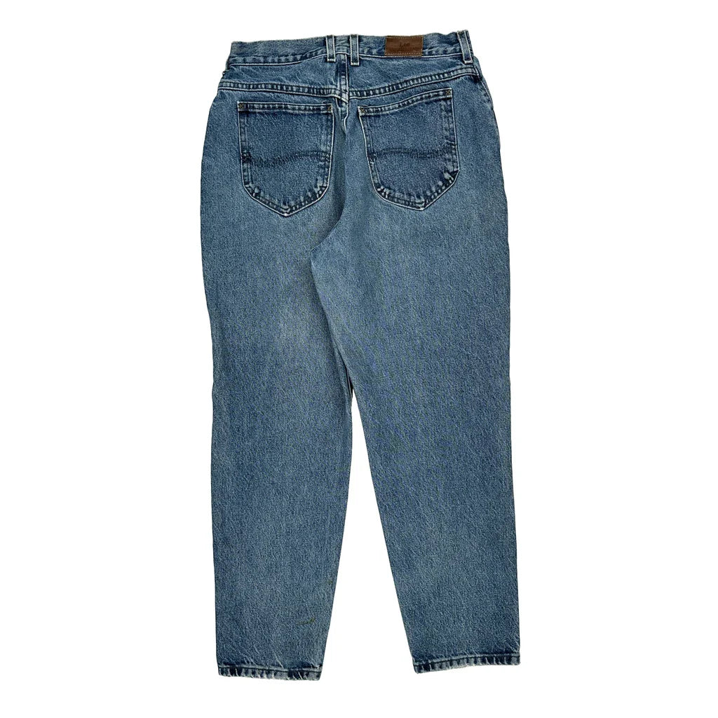 Lee Jeans - 28W UK 10 Blue Denim Refurbished - Thrifted (note: this is a term often used to describe second- refurbished available on Cerqular