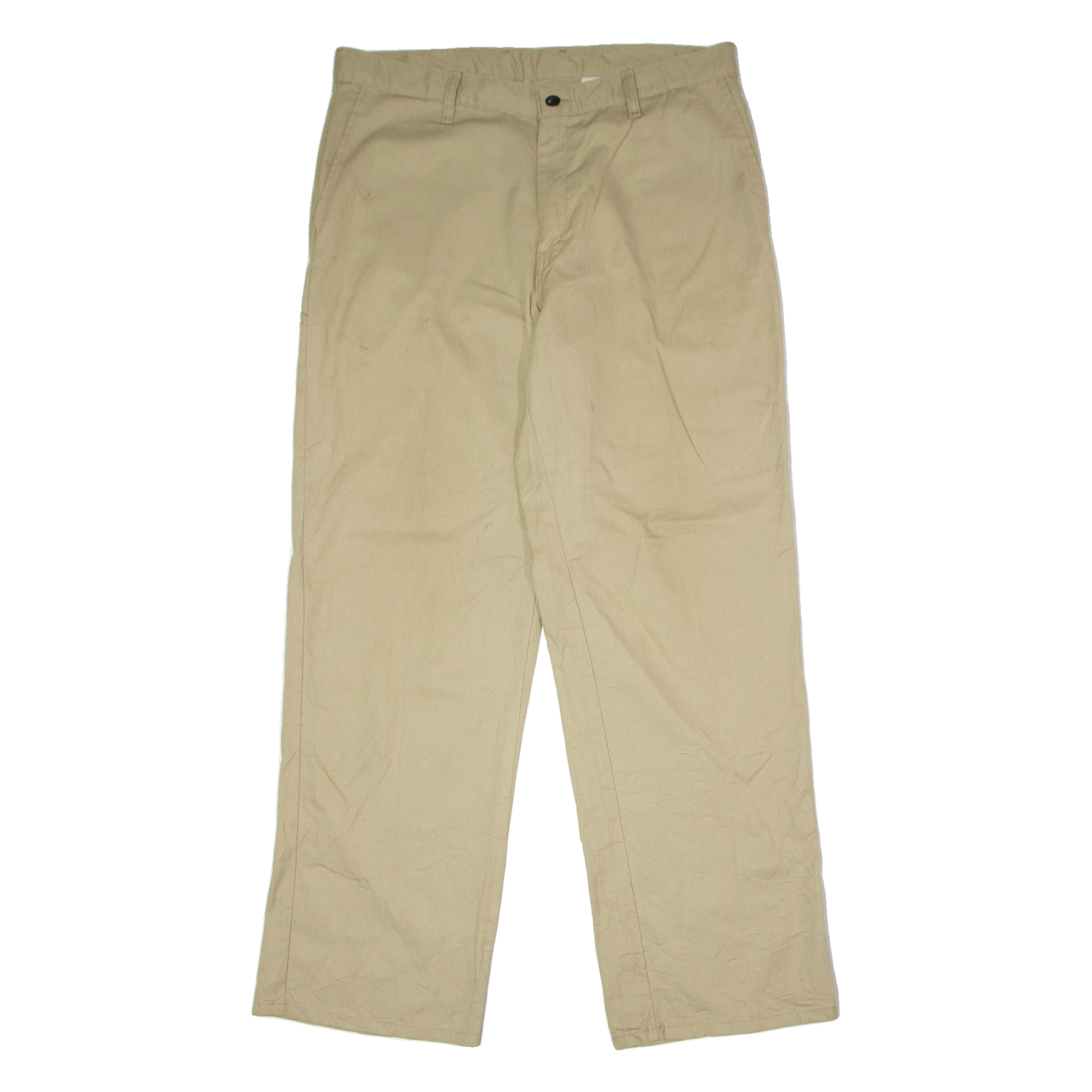 DICKIES Workwear Mens Trousers Beige Regular Straight W36 L32 Refurbished - N/A refurbished available on Cerqular
