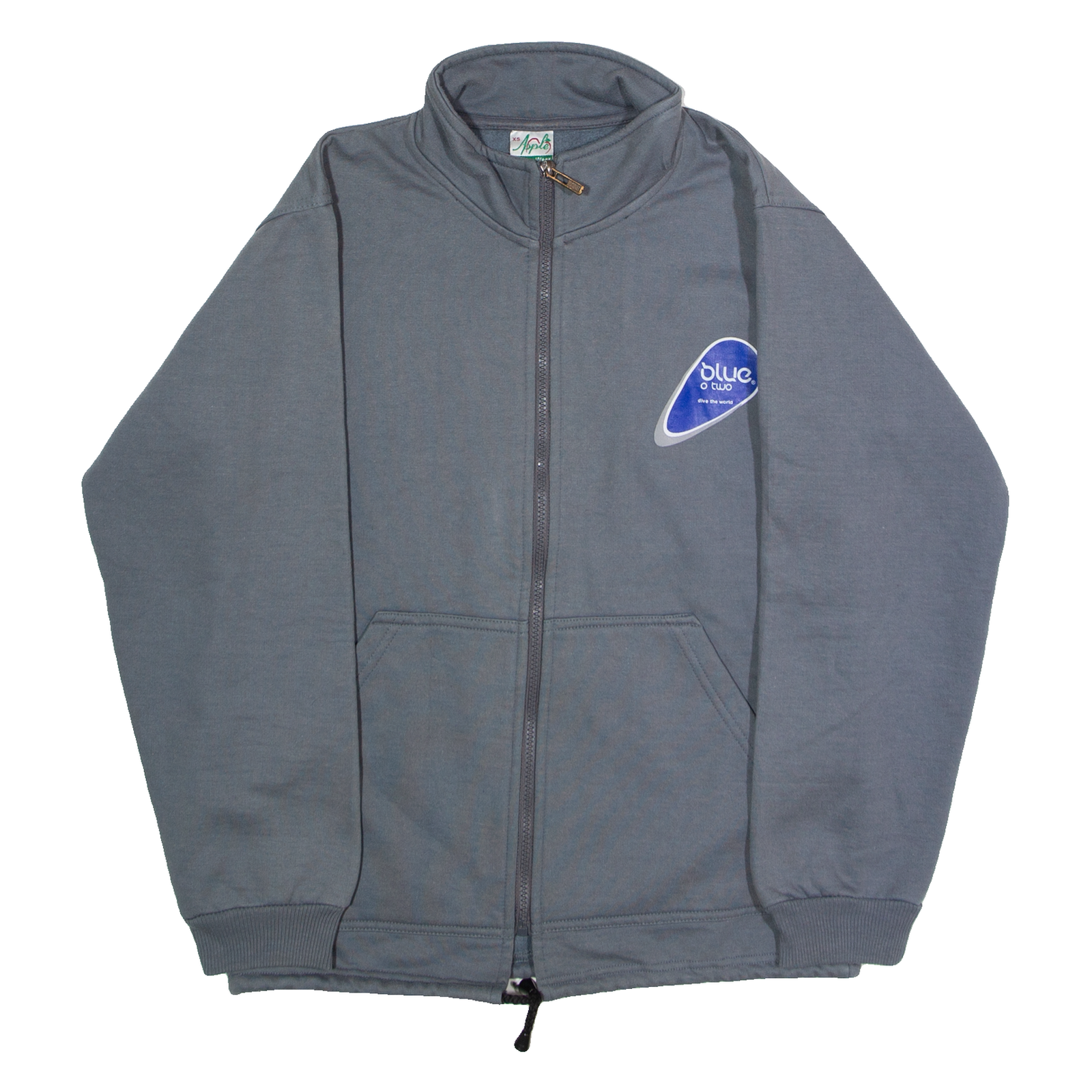 APPLE Blue O Two Diving Mens Track Jacket Grey XS Refurbished - N/A refurbished available on Cerqular