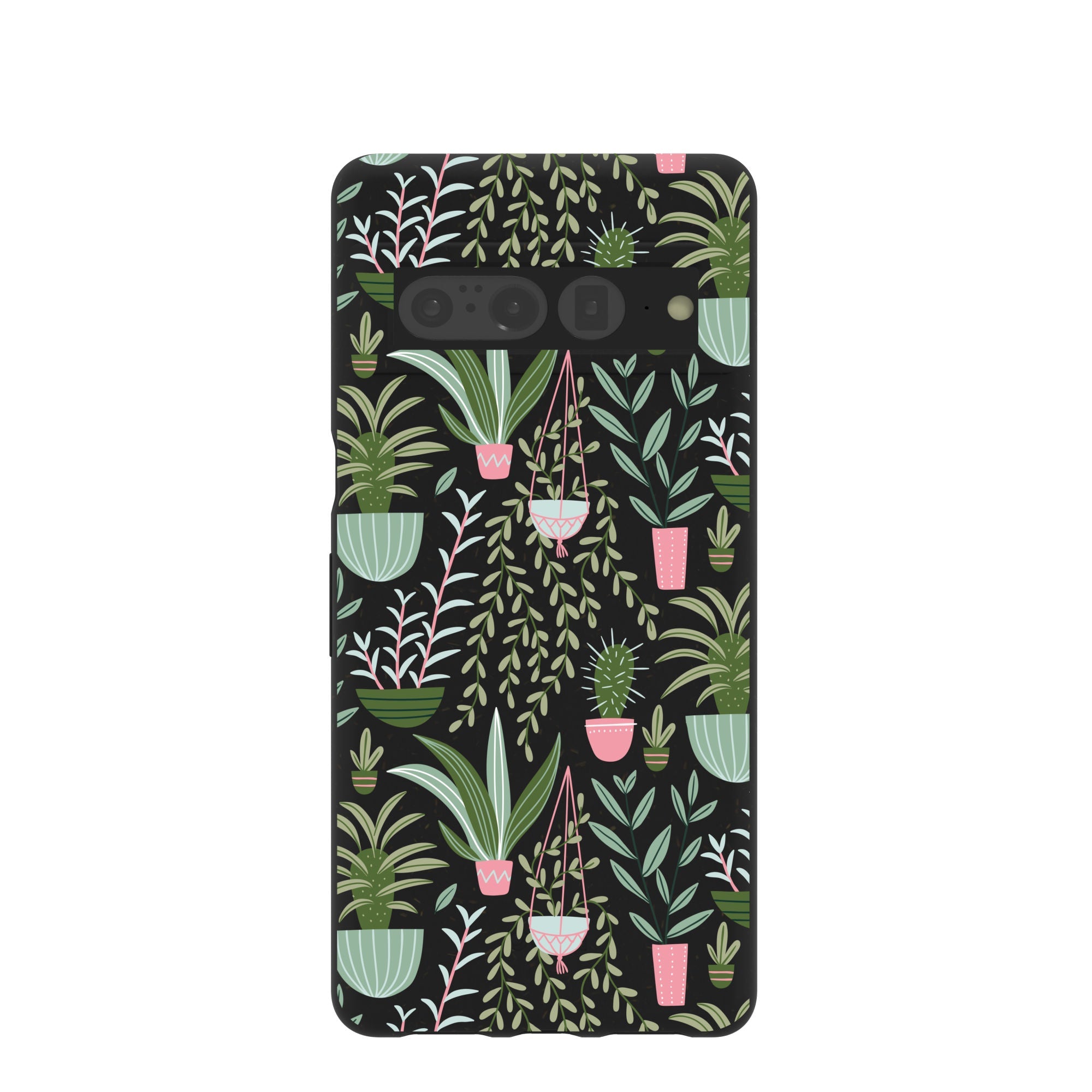 Black Indoor Garden Google Pixel 7 Pro Case Refurbished - Pela Case refurbished available on Cerqular