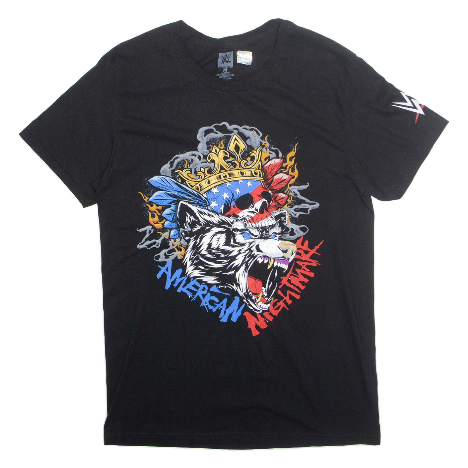 WWE Wrestlemania American Nightmare Mens T-Shirt Black USA M Refurbished - N/A refurbished available on Cerqular