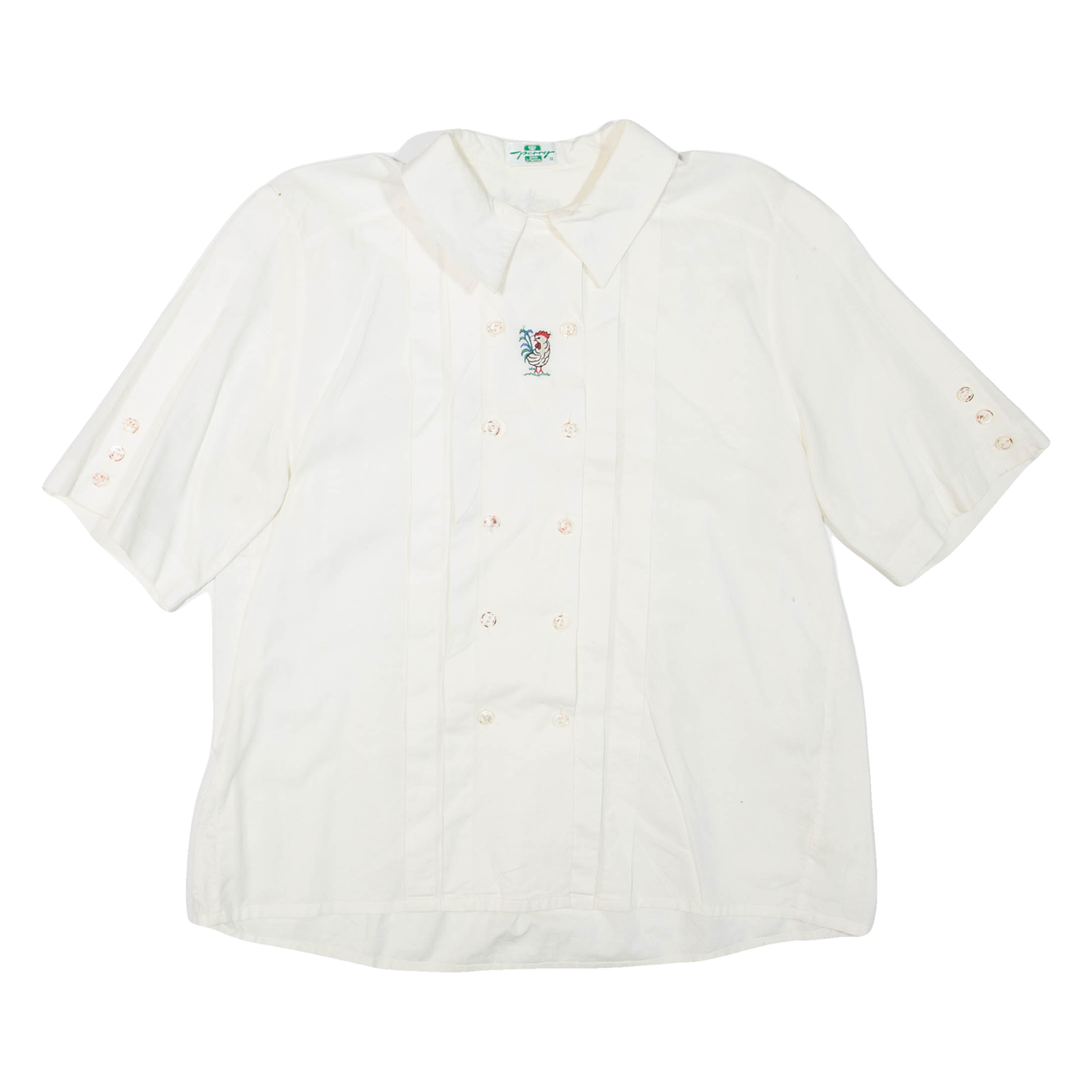 Womens Shirt White Collared L Refurbished - N/A refurbished available on Cerqular