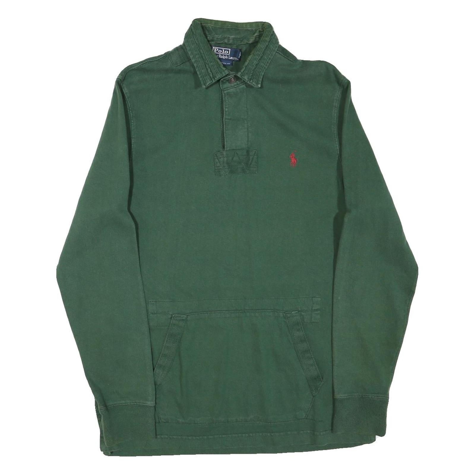 Buy POLO RALPH LAUREN Mens Green Long Sleeve Plain M Cotton Blend Polo Shirt Refurbished - $67.59 POLO RALPH LAUREN Mens Green Long Sleeve Plain M Cotton Blend Polo Shirt Refurbished - N/A refurbished available on Cerqular