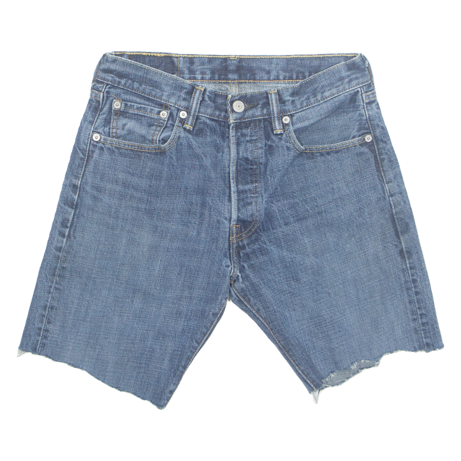 LEVI'S 501 Cut Off Mens Denim Shorts Blue M W30 Refurbished - N/A refurbished available on Cerqular