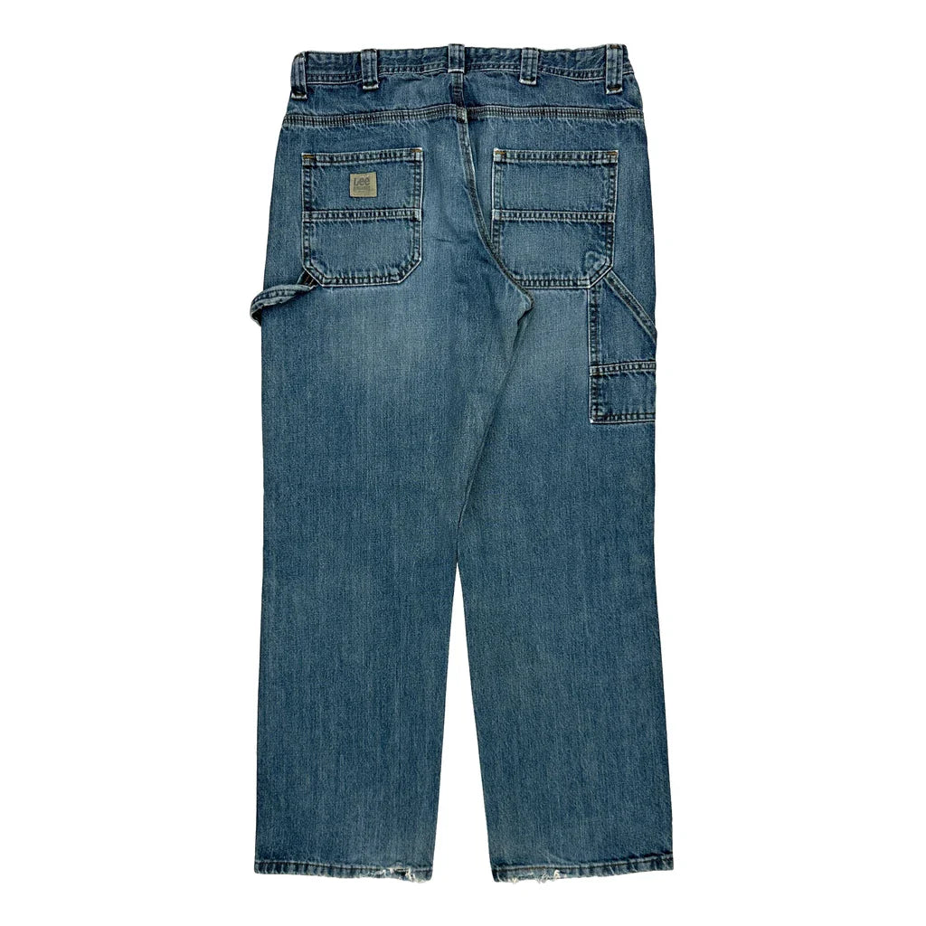 20 Husky Lee Carpenter Jeans - 30W 27L Blue Cotton Refurbished - Thrifted (note: this is a term often used to describe second- refurbished available on Cerqular