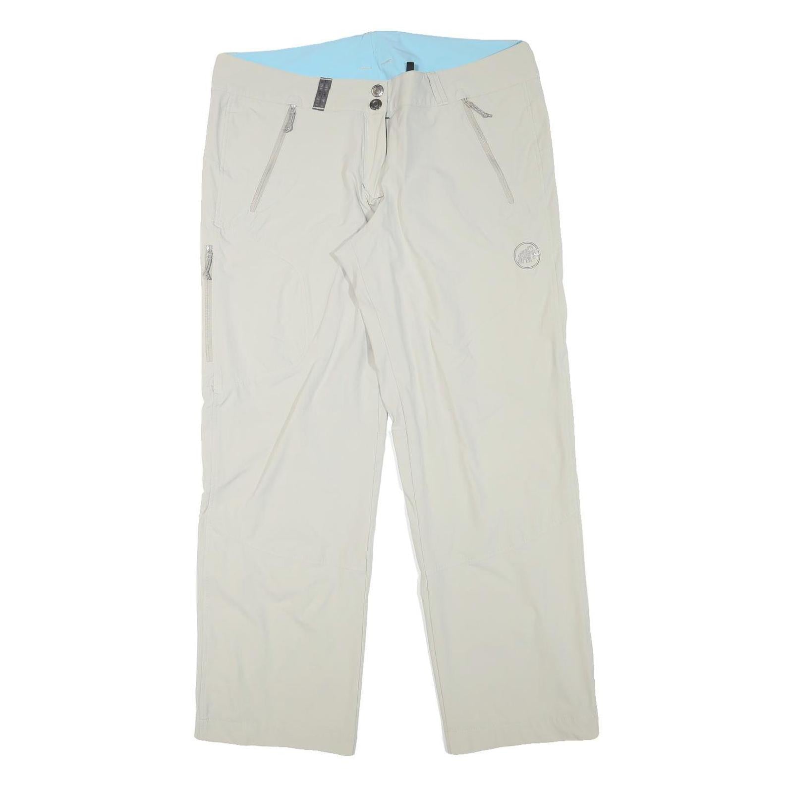 MAMMUT Womens Polyester Blend Beige Regular Fit Straight Trousers W37 L30 Refurbished - N/A refurbished available on Cerqular