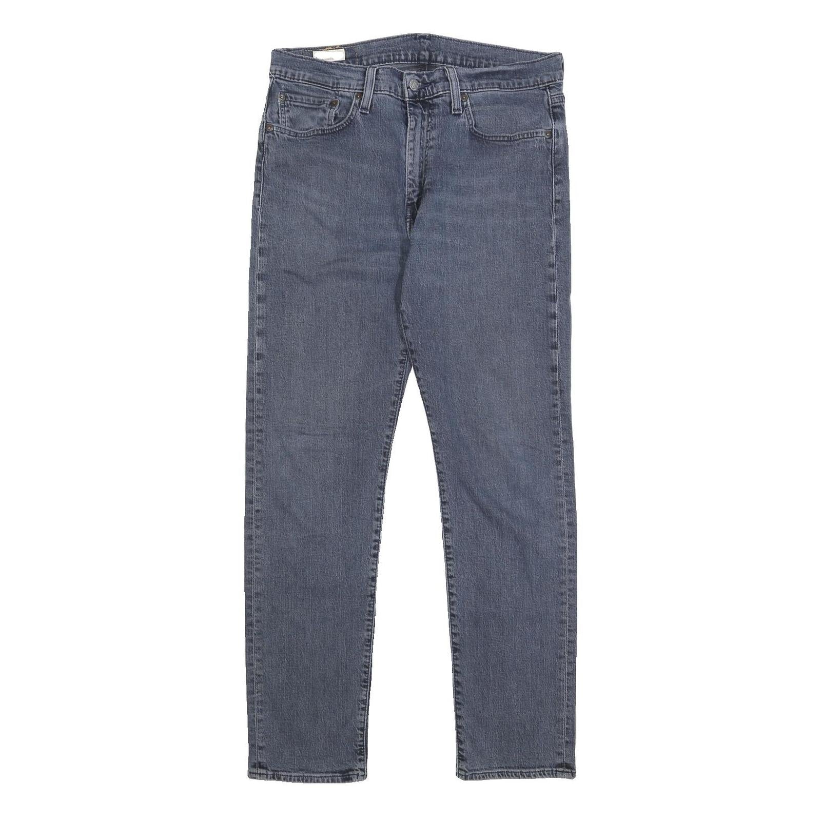 LEVI'S 502 Mens Jeans Blue Slim Straight Denim Medium W32 L29 Zip Cotton Blend Refurbished - N/A refurbished available on Cerqular