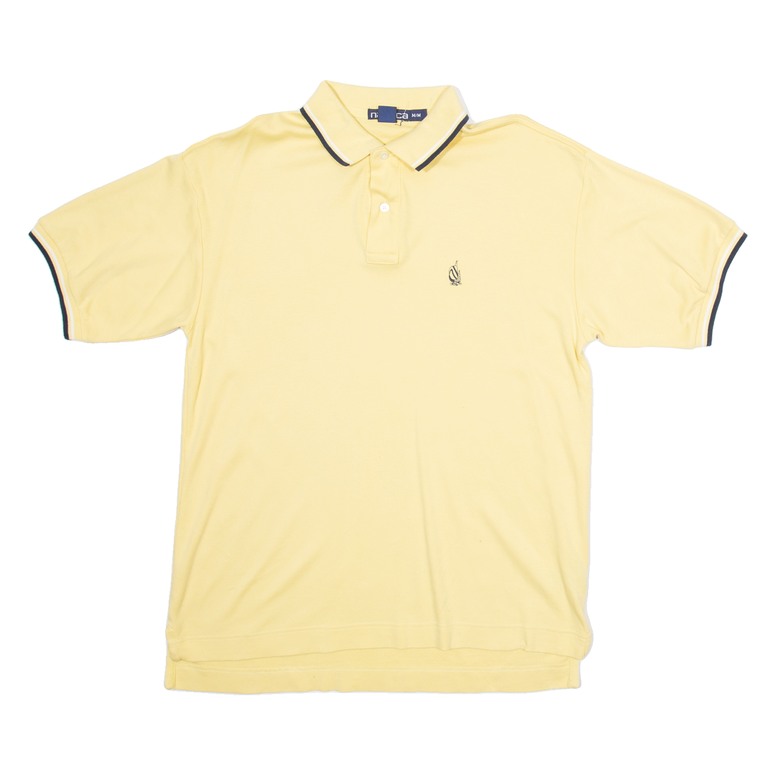 NAUTICA Mens Polo Shirt Yellow M Refurbished - N/A refurbished available on Cerqular