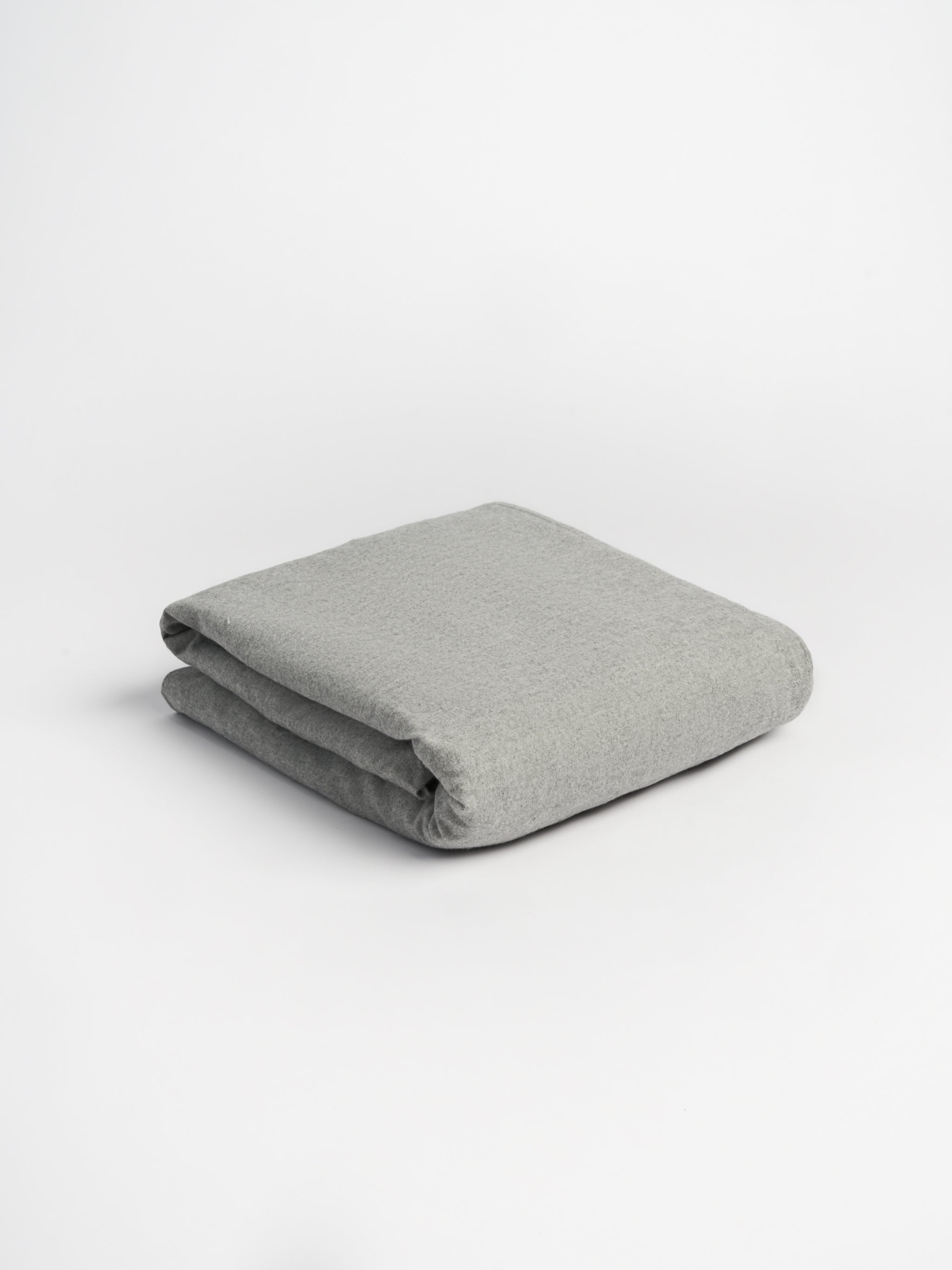 Organic and Fairtrade Warm + Cozy Flannel Duvet Cover | Size: Grey Melange | Color: King Refurbished - Takara (note: this is a Japanese brand, but it's possible refurbished available on Cerqular