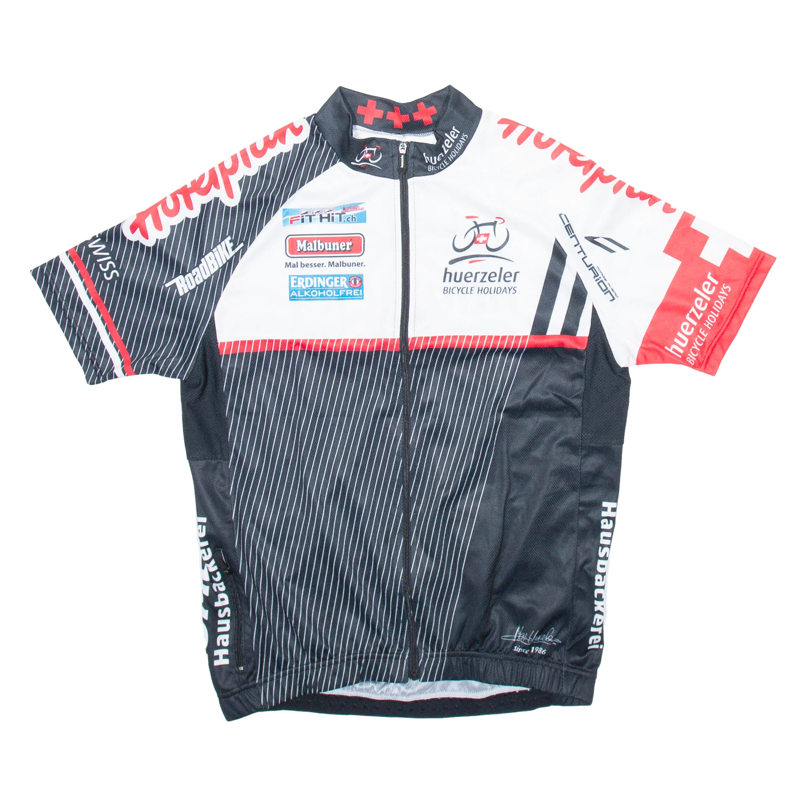 Full Zip Cycling Mens Jersey Black M Refurbished - N/A refurbished available on Cerqular
