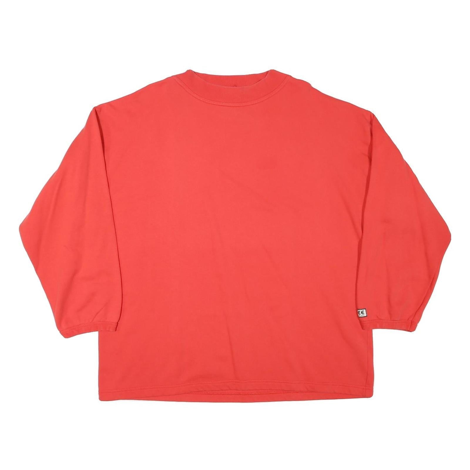 WINDSURFING Mens Red Cotton Blend Crew Neck M Sweatshirt Gstaad Saanenland Print Refurbished - N/A refurbished available on Cerqular