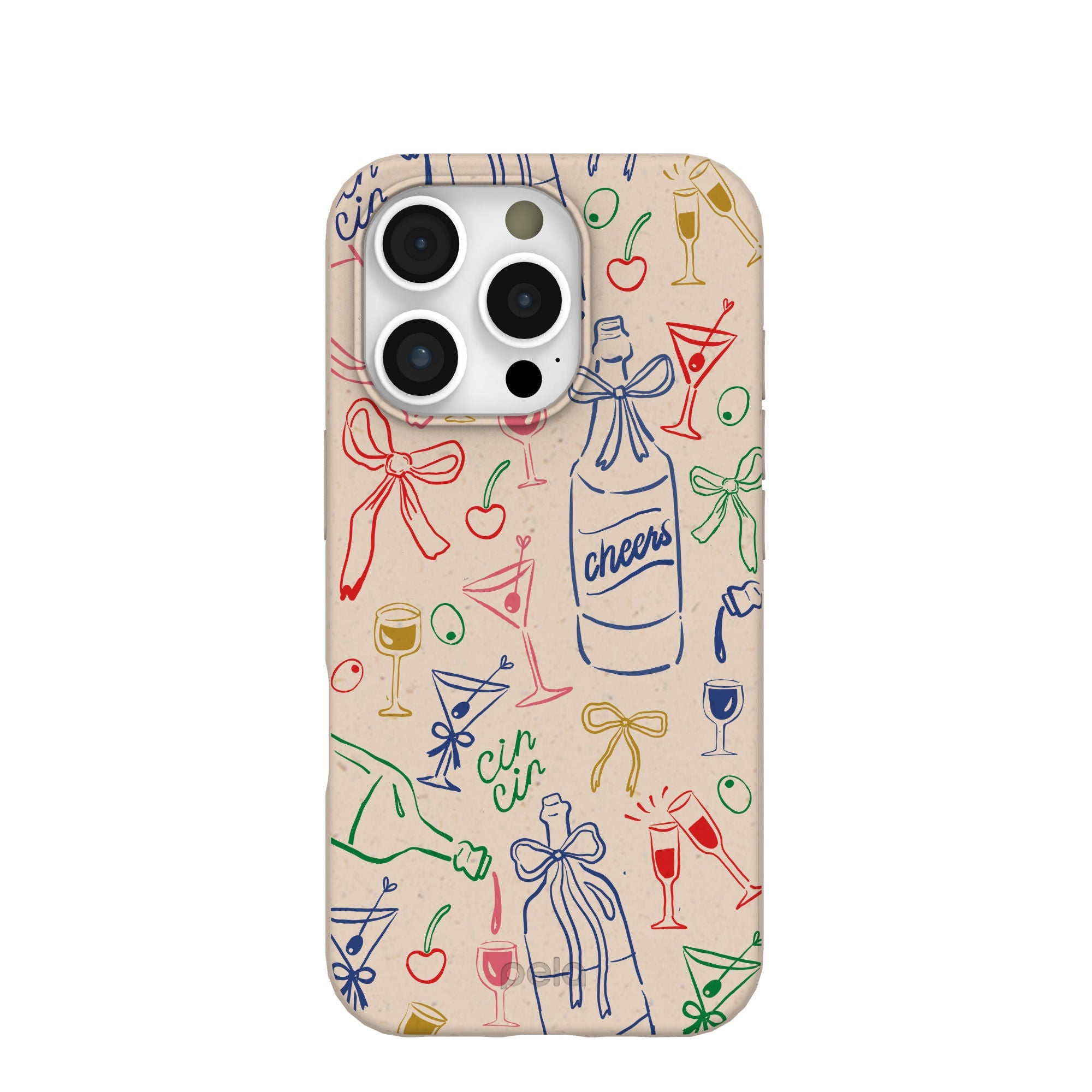 Seashell Midnight Toast iPhone 16 Pro Case Refurbished - Pela Case refurbished available on Cerqular