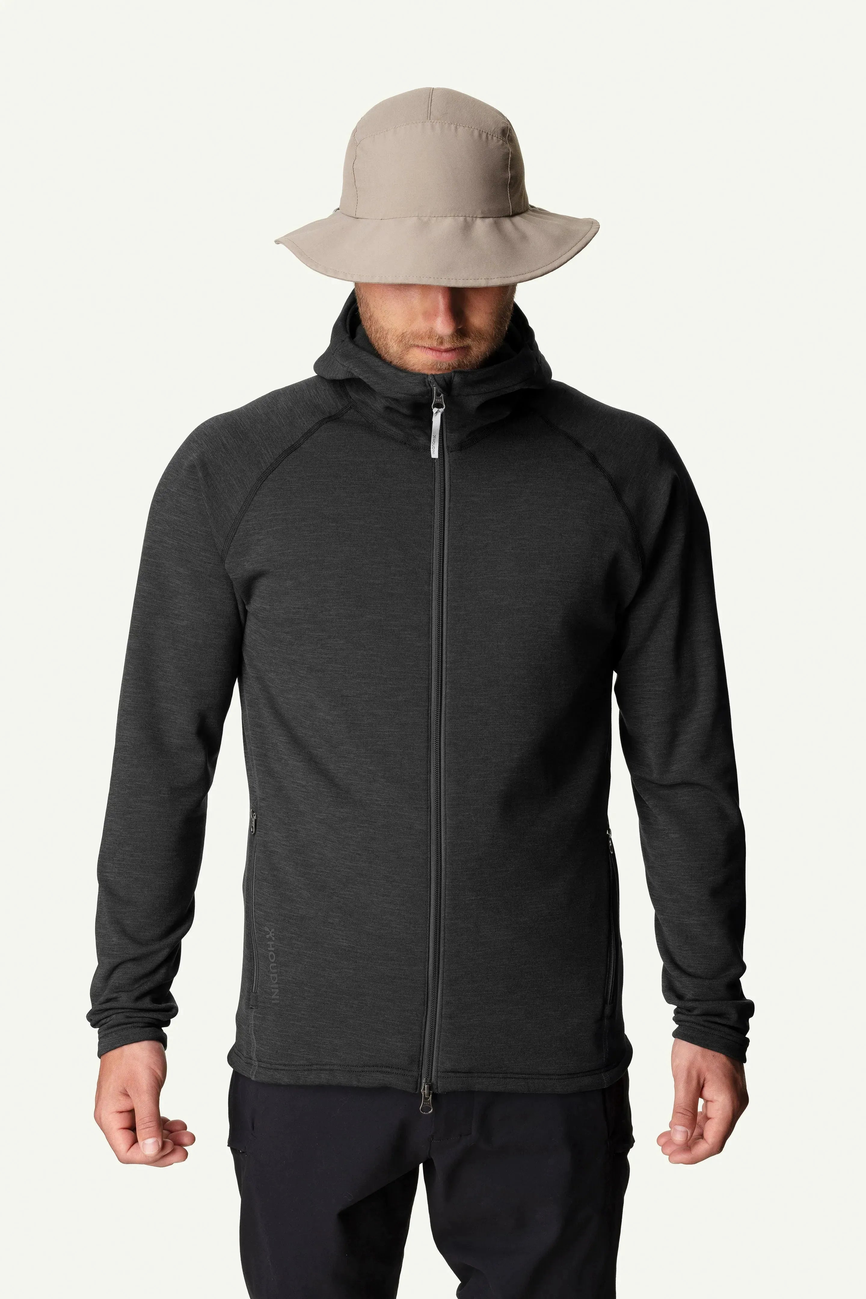 M's Outright Houdi | Color: rock black | Size: L Refurbished - Houdini Sportswear refurbished available on Cerqular